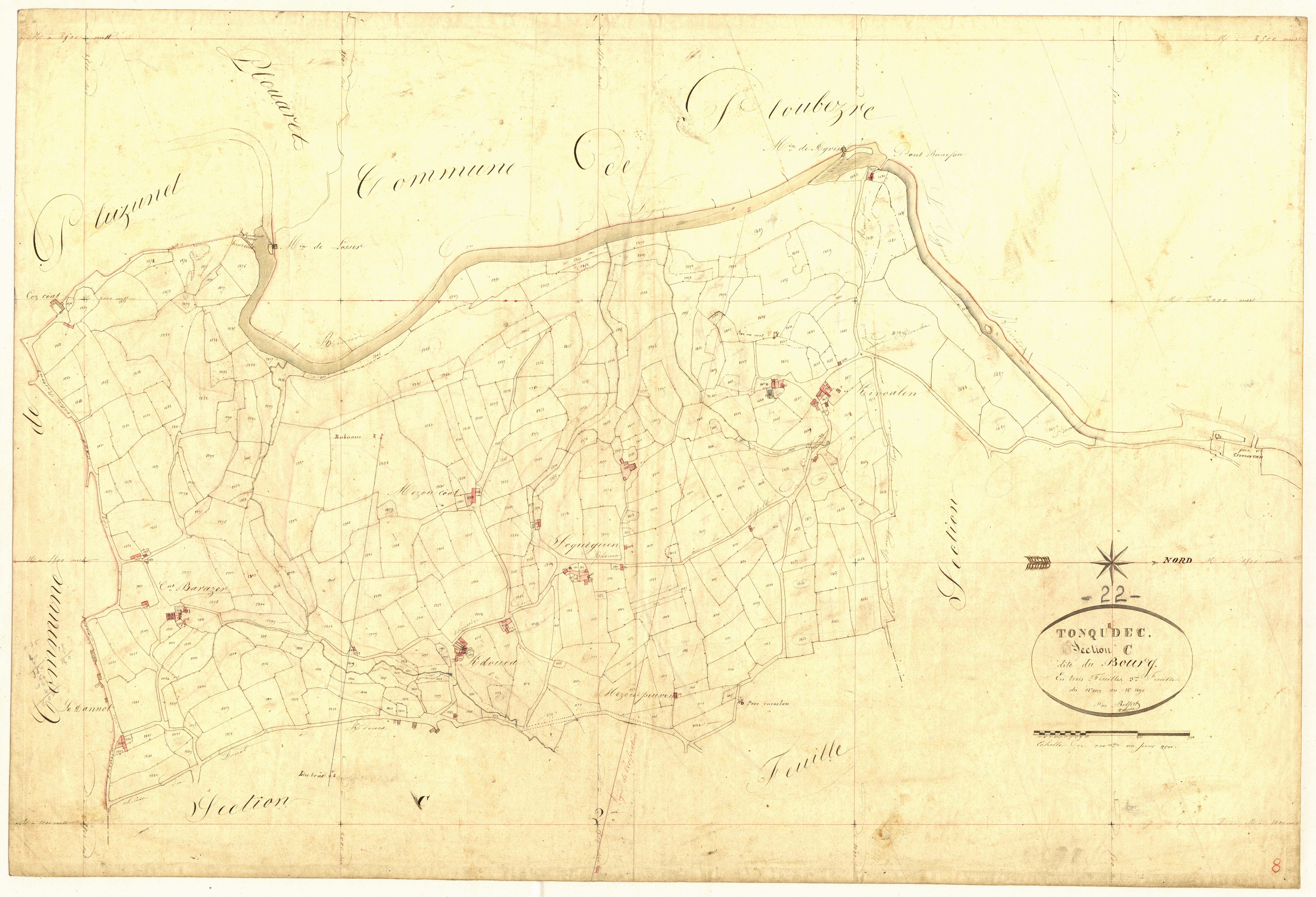Tonquédec - Section C, 3e feuille