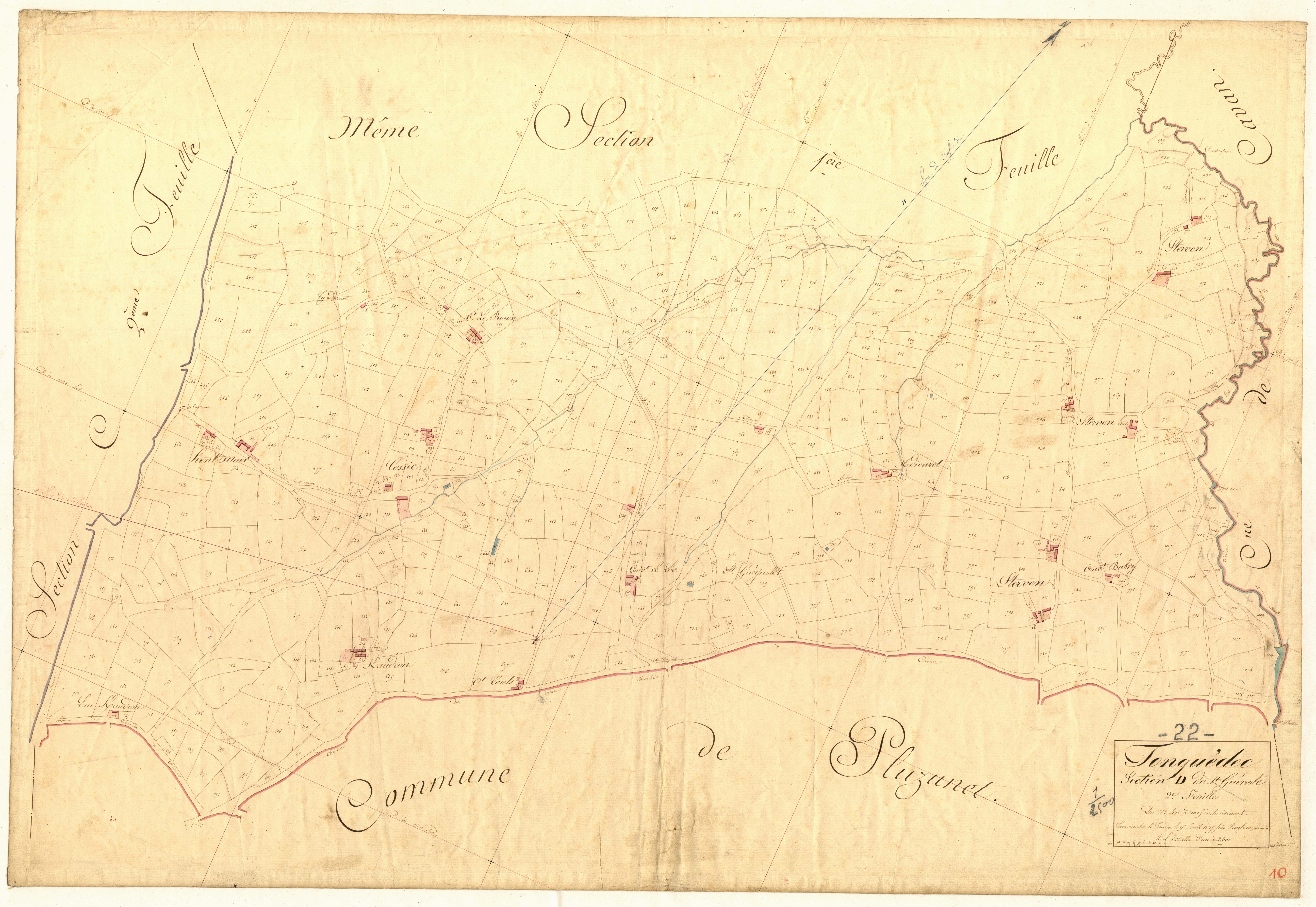 Tonquédec - Section D, 2e feuille