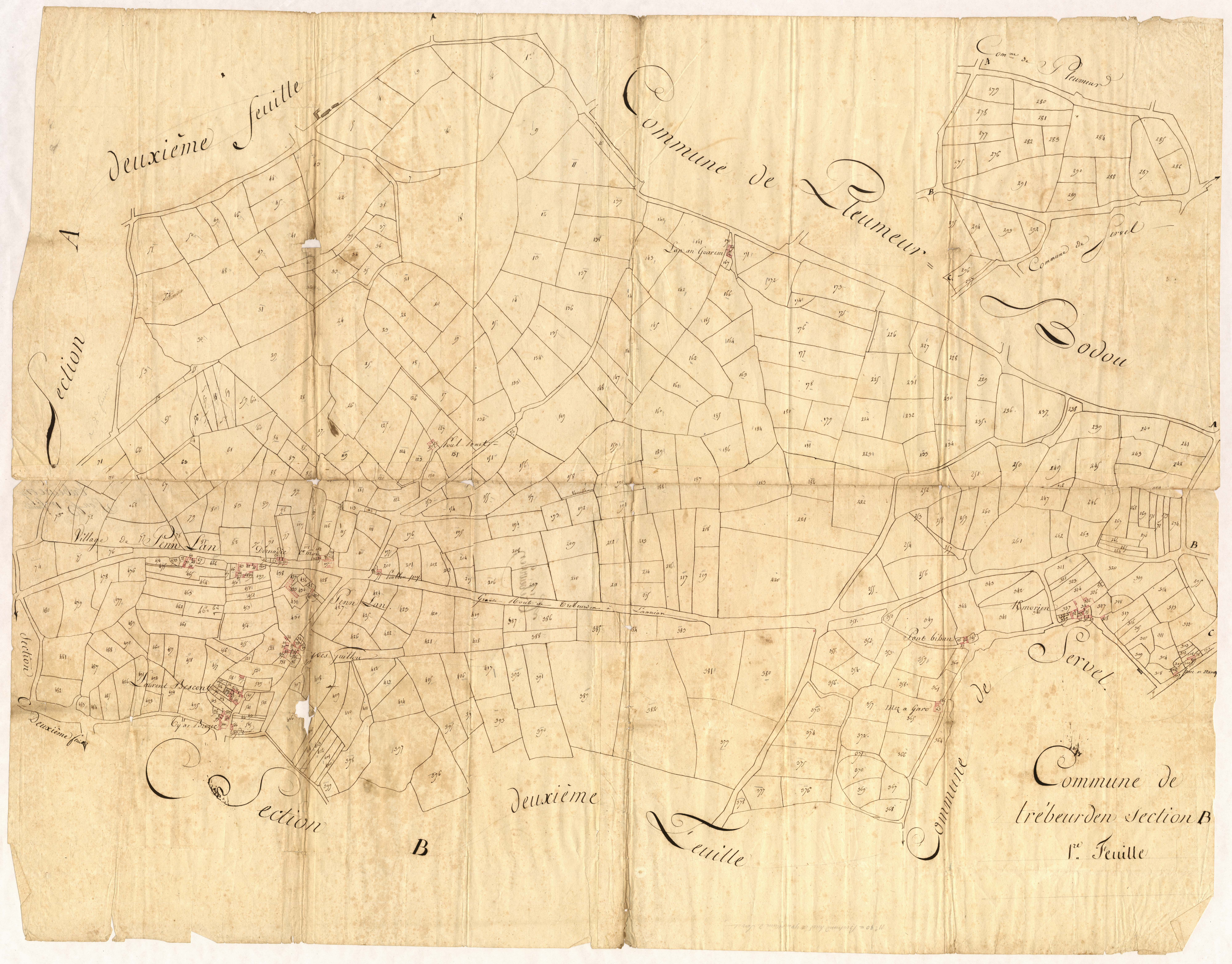 Trébeurden - Section B, 1re feuille