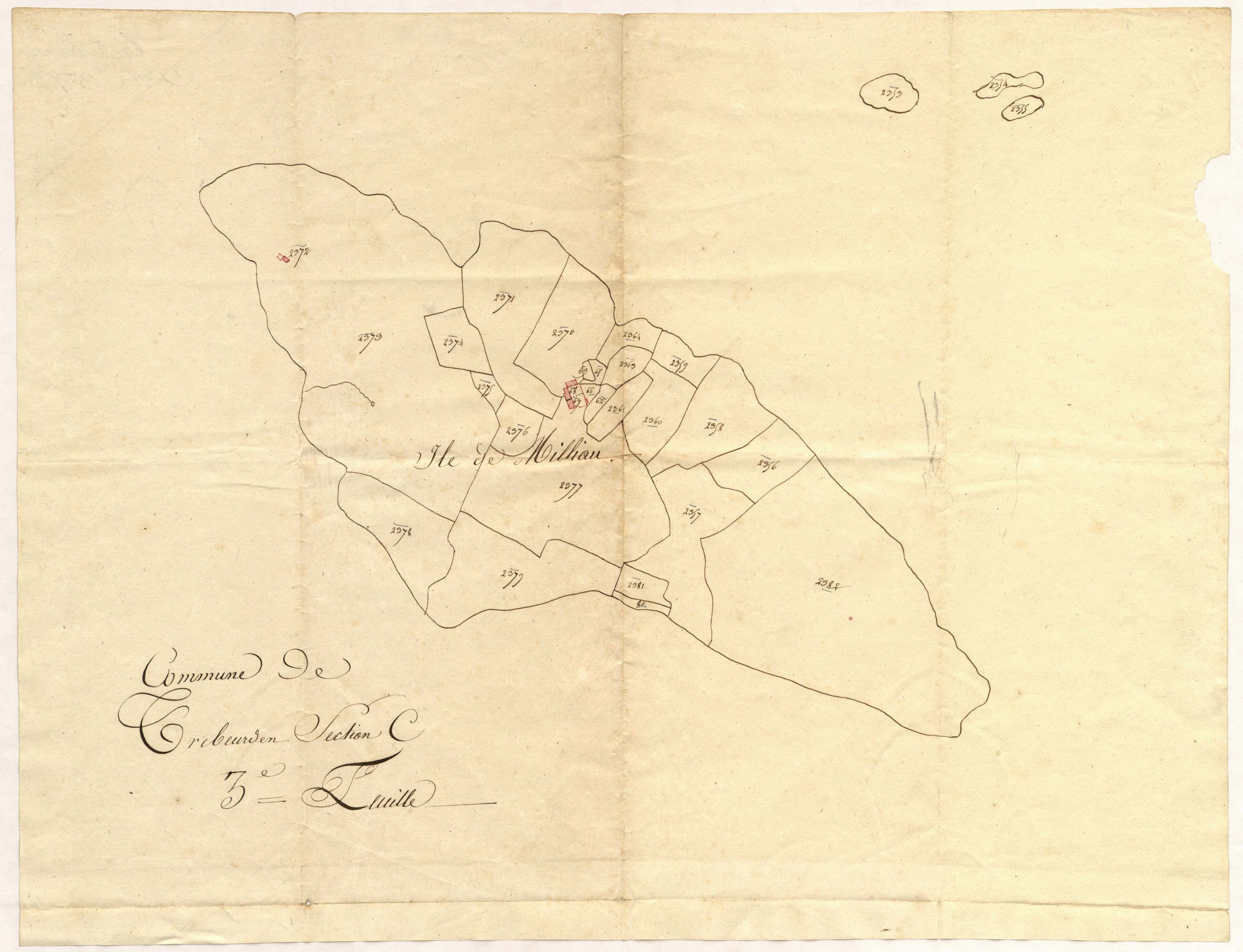 Trébeurden - Section C, 3e feuille