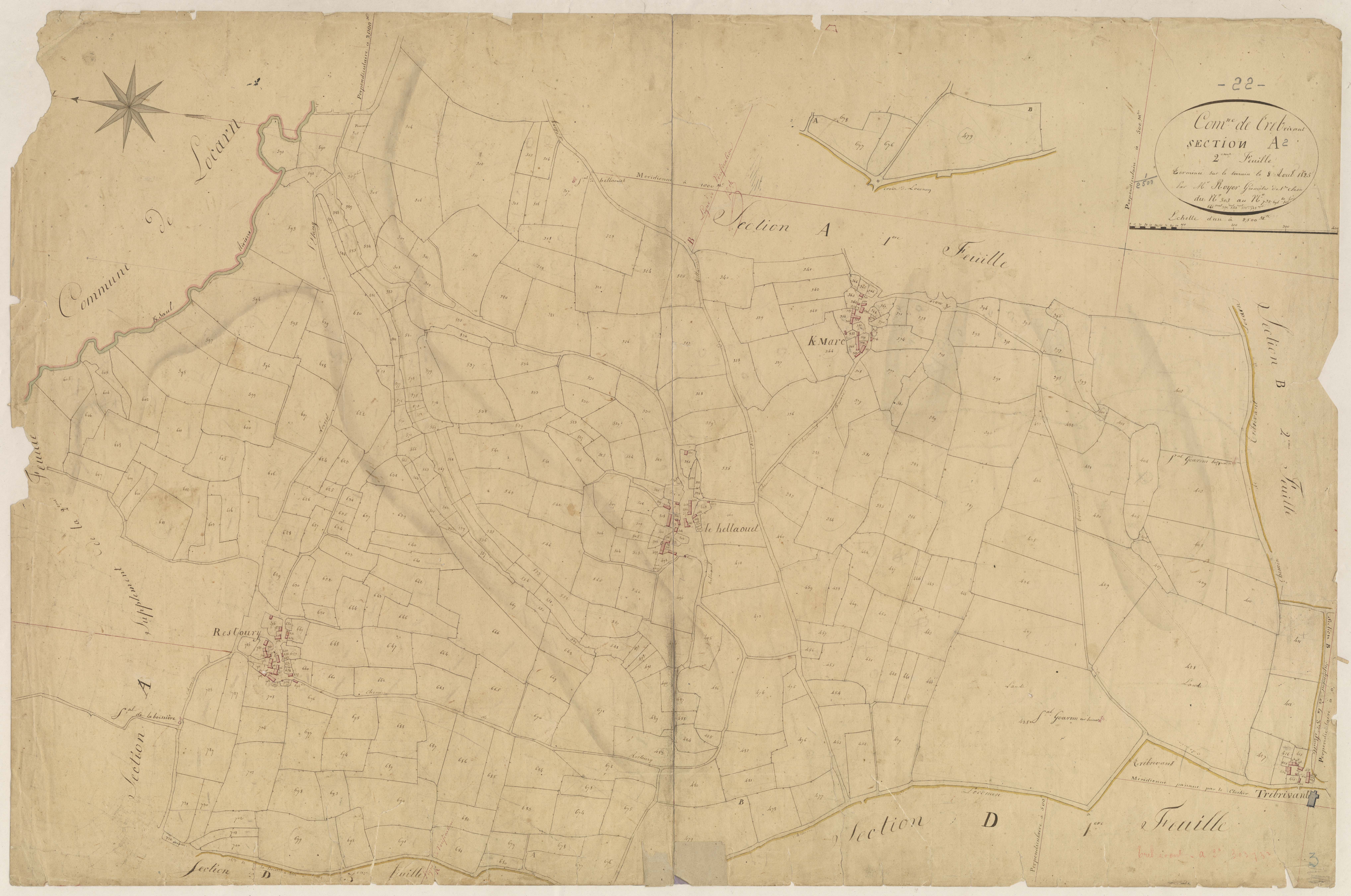 Trébrivan - Section A, 2e feuille