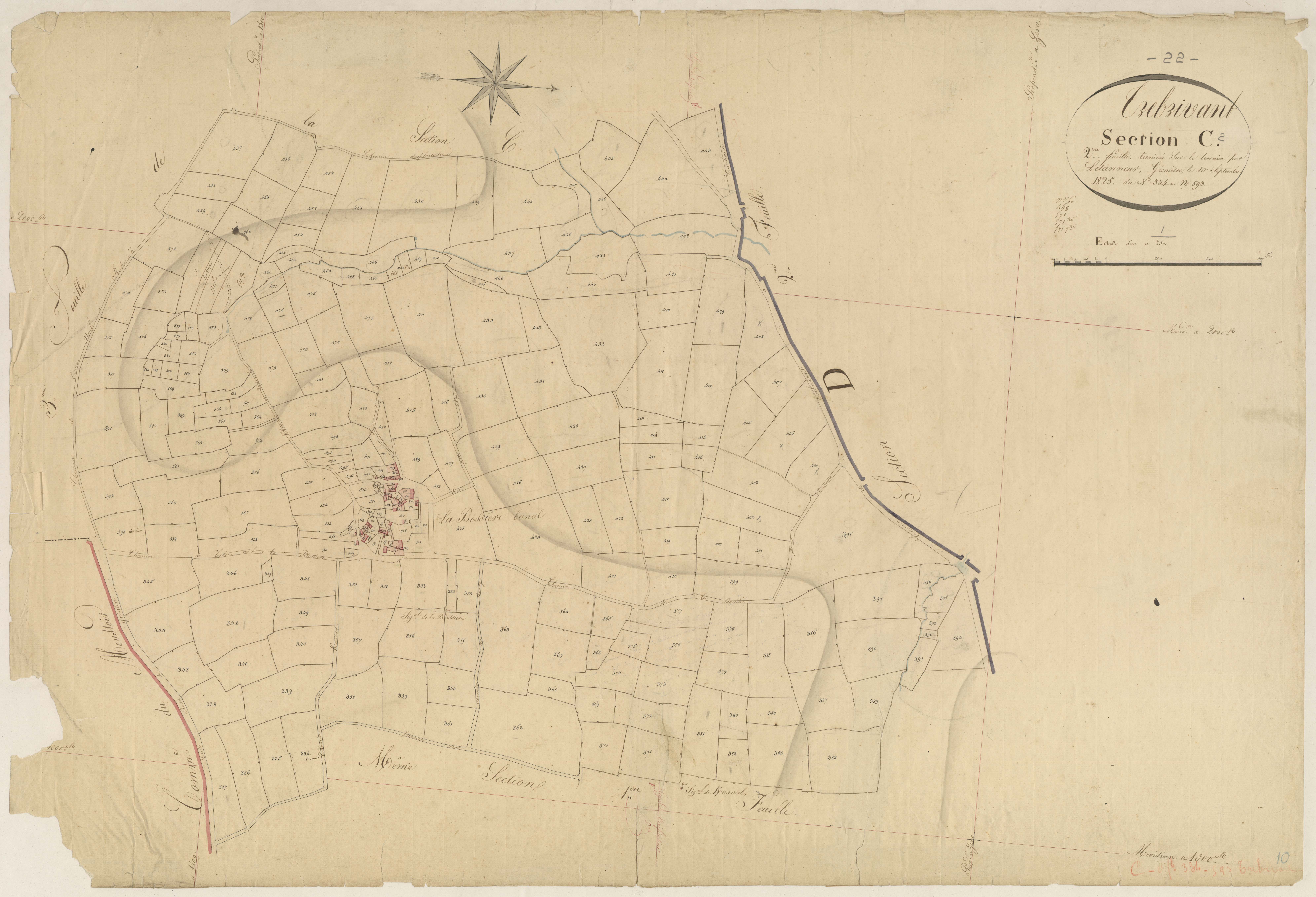 Trébrivan - Section C, 2e feuille
