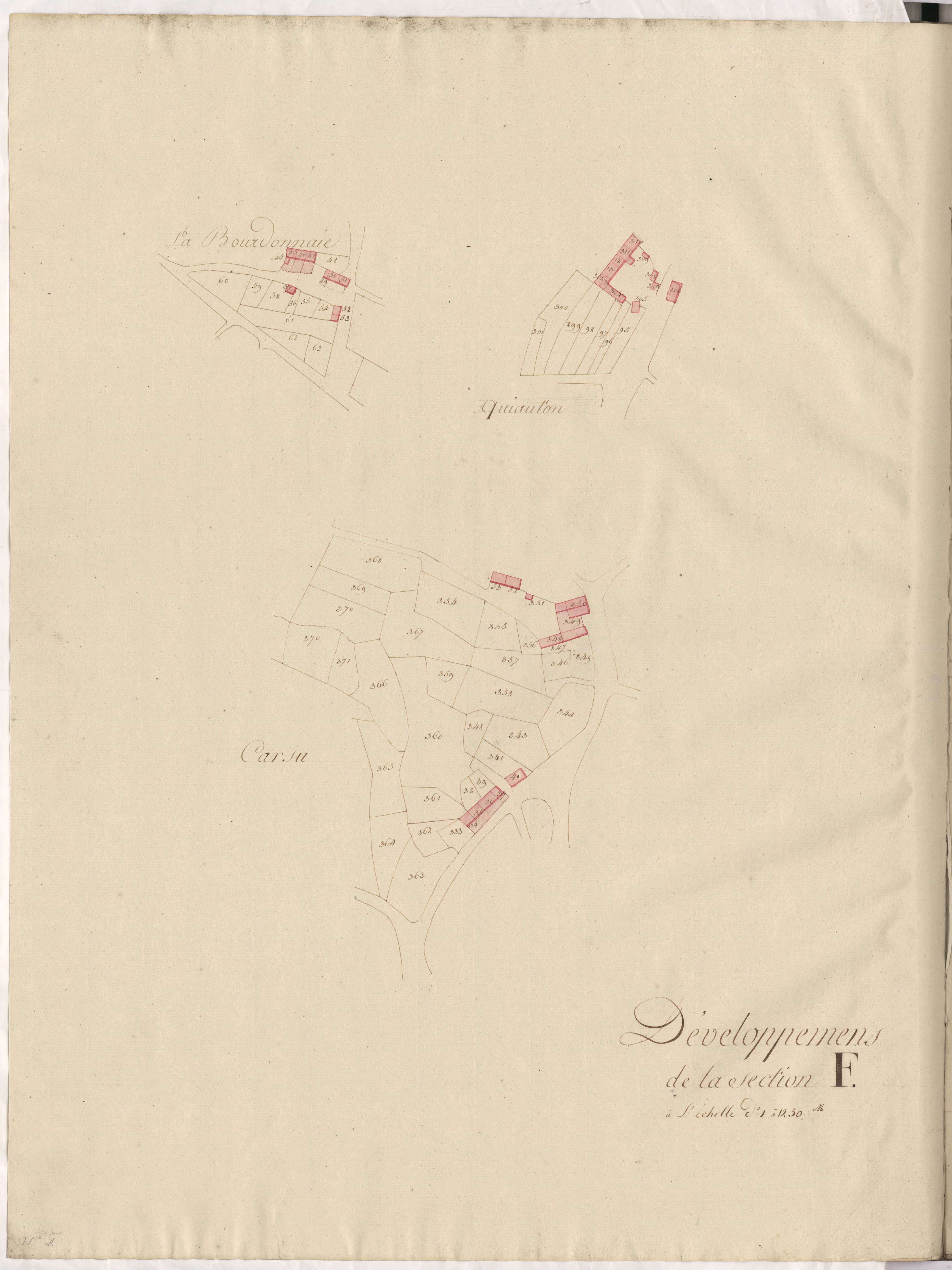 Trébry - Section F : développement