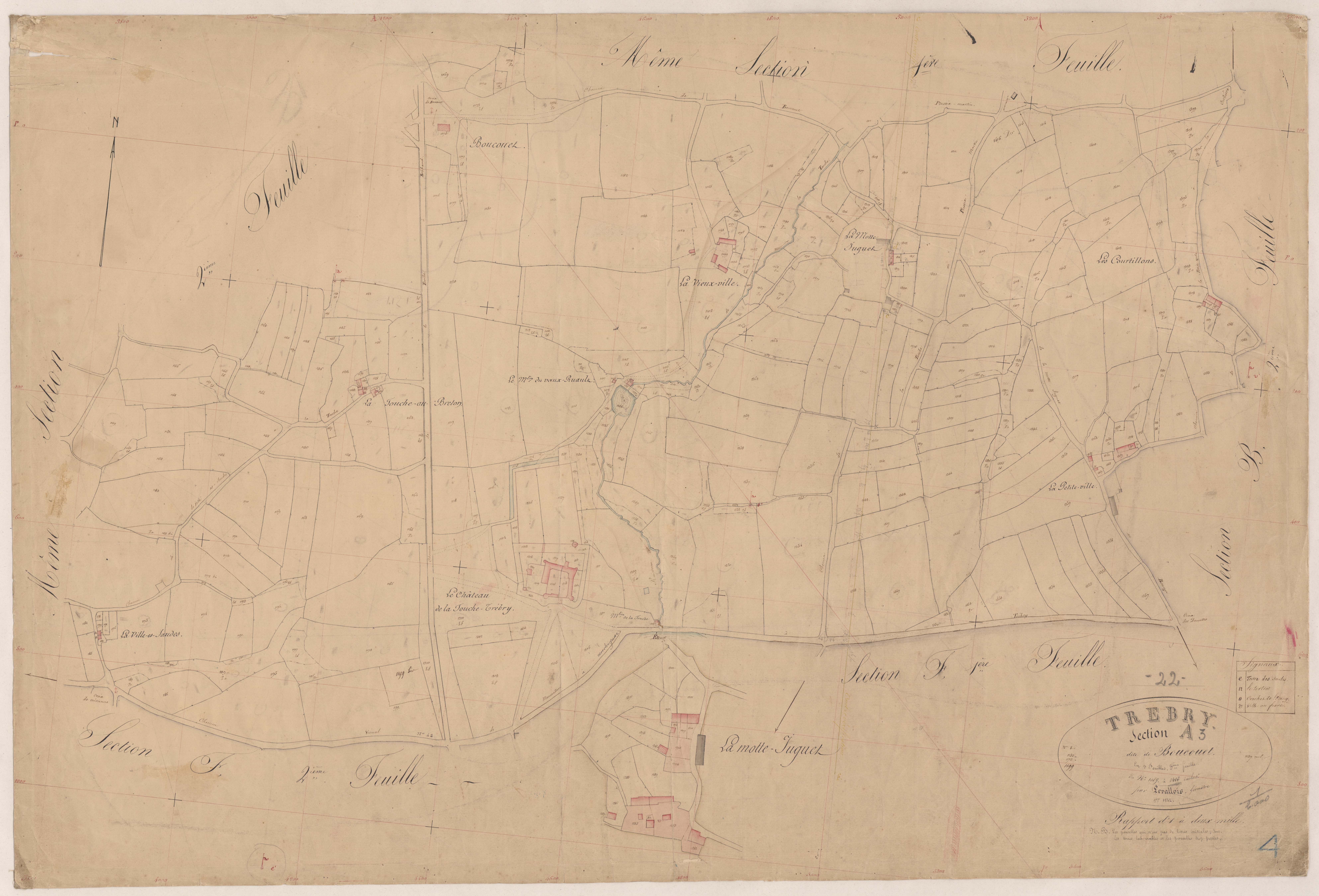 Trébry - Section A, 3e feuille