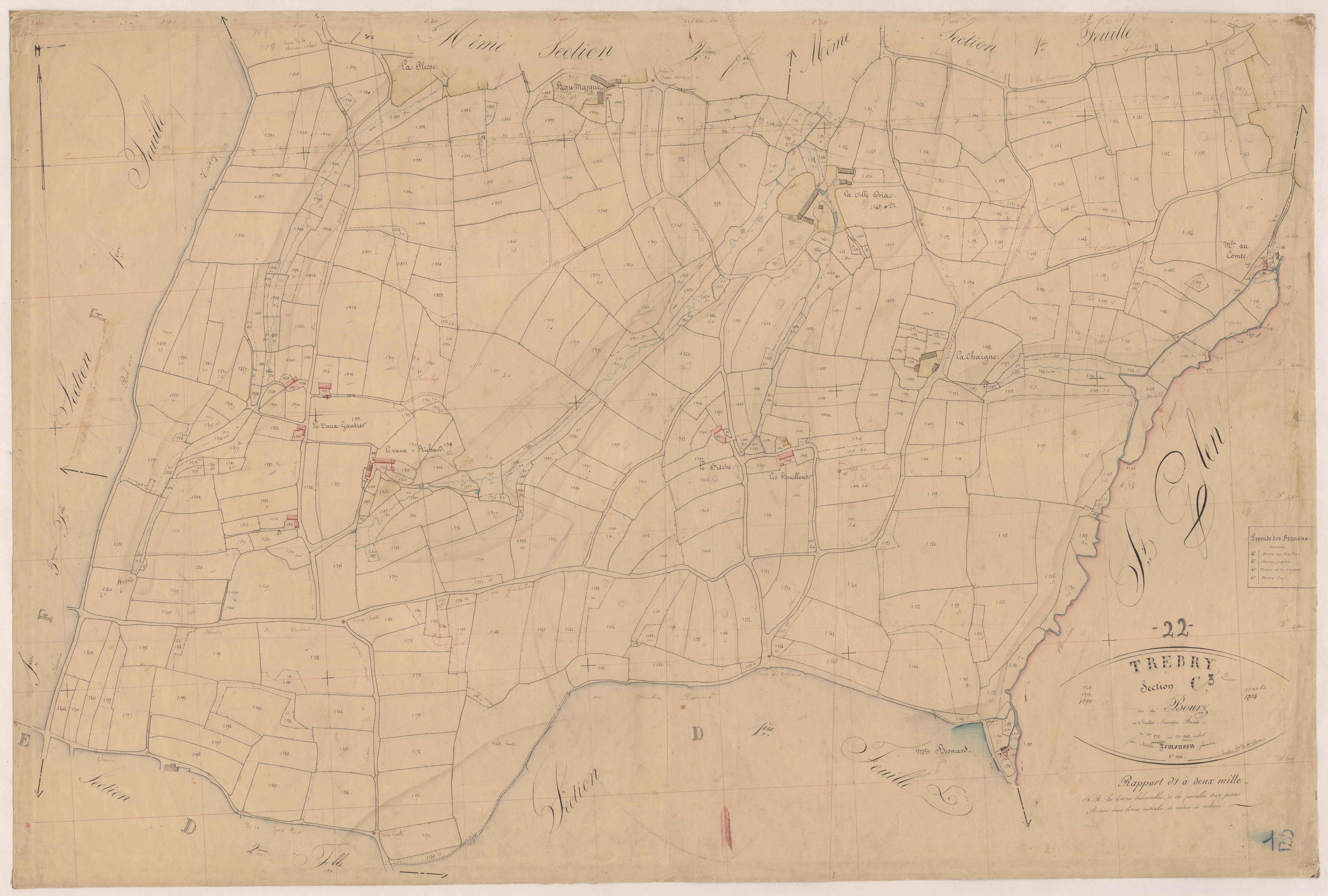 Trébry - Section C, 3e feuille
