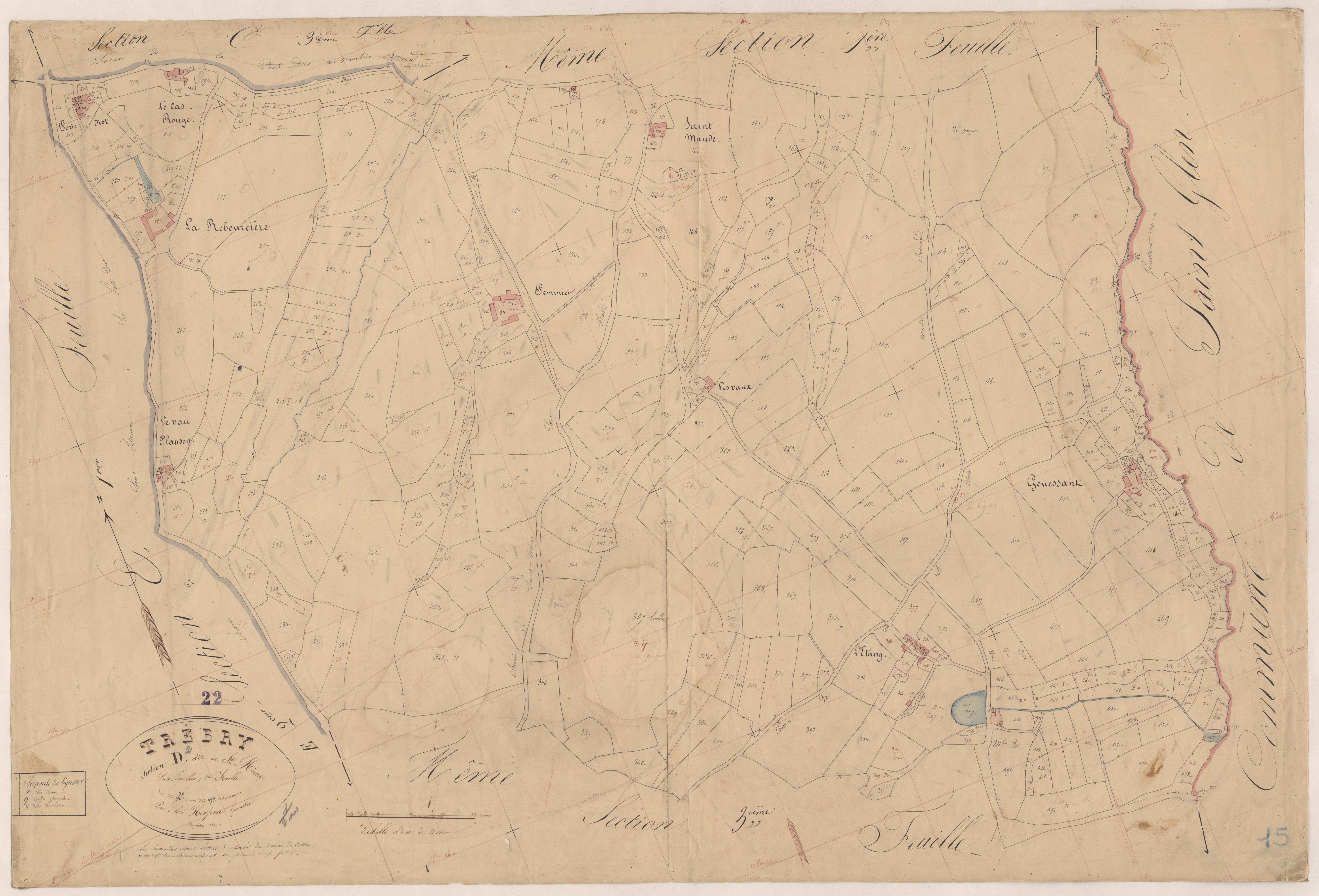 Trébry - Section D, 2e feuille