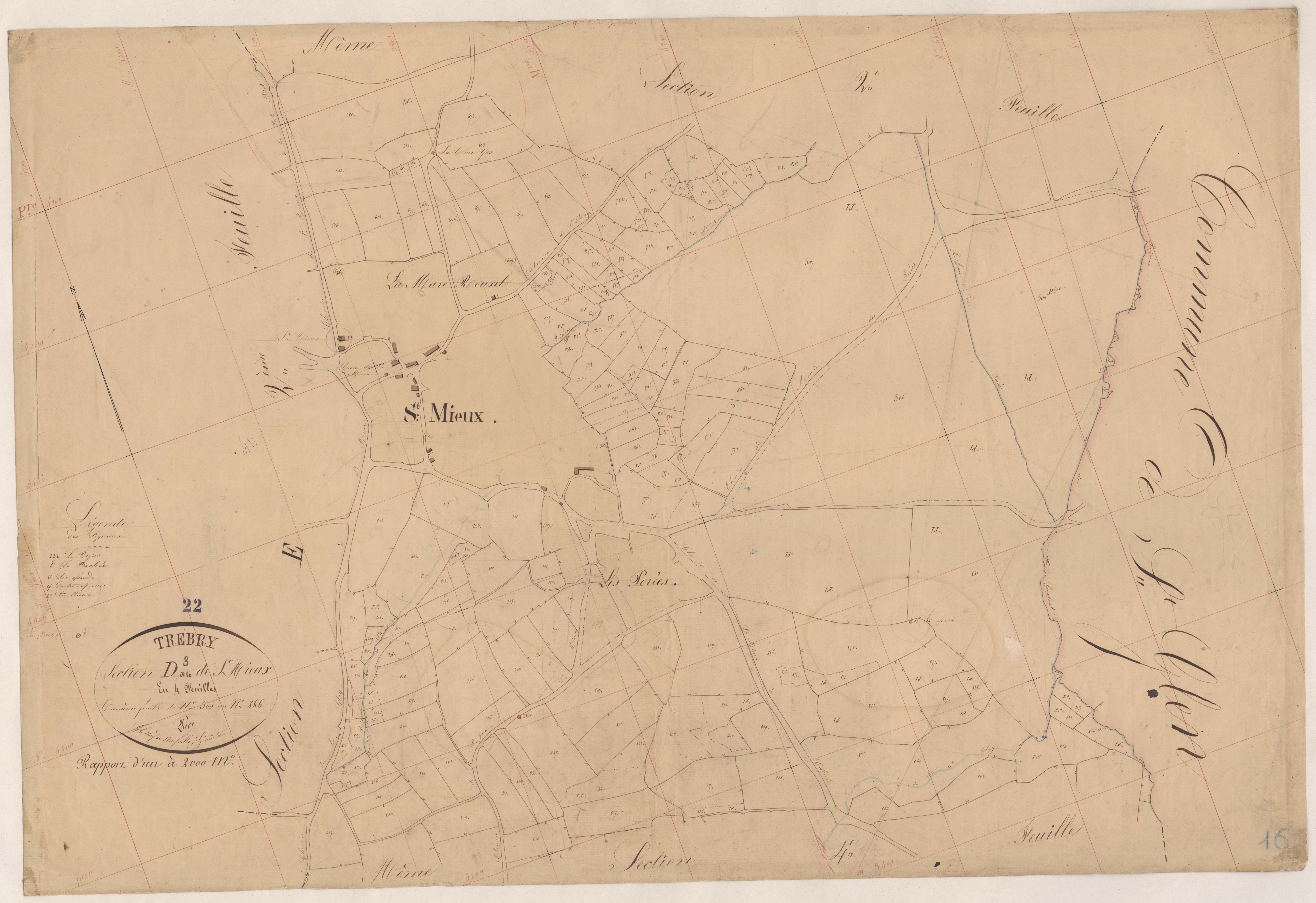 Trébry - Section D, 3e feuille