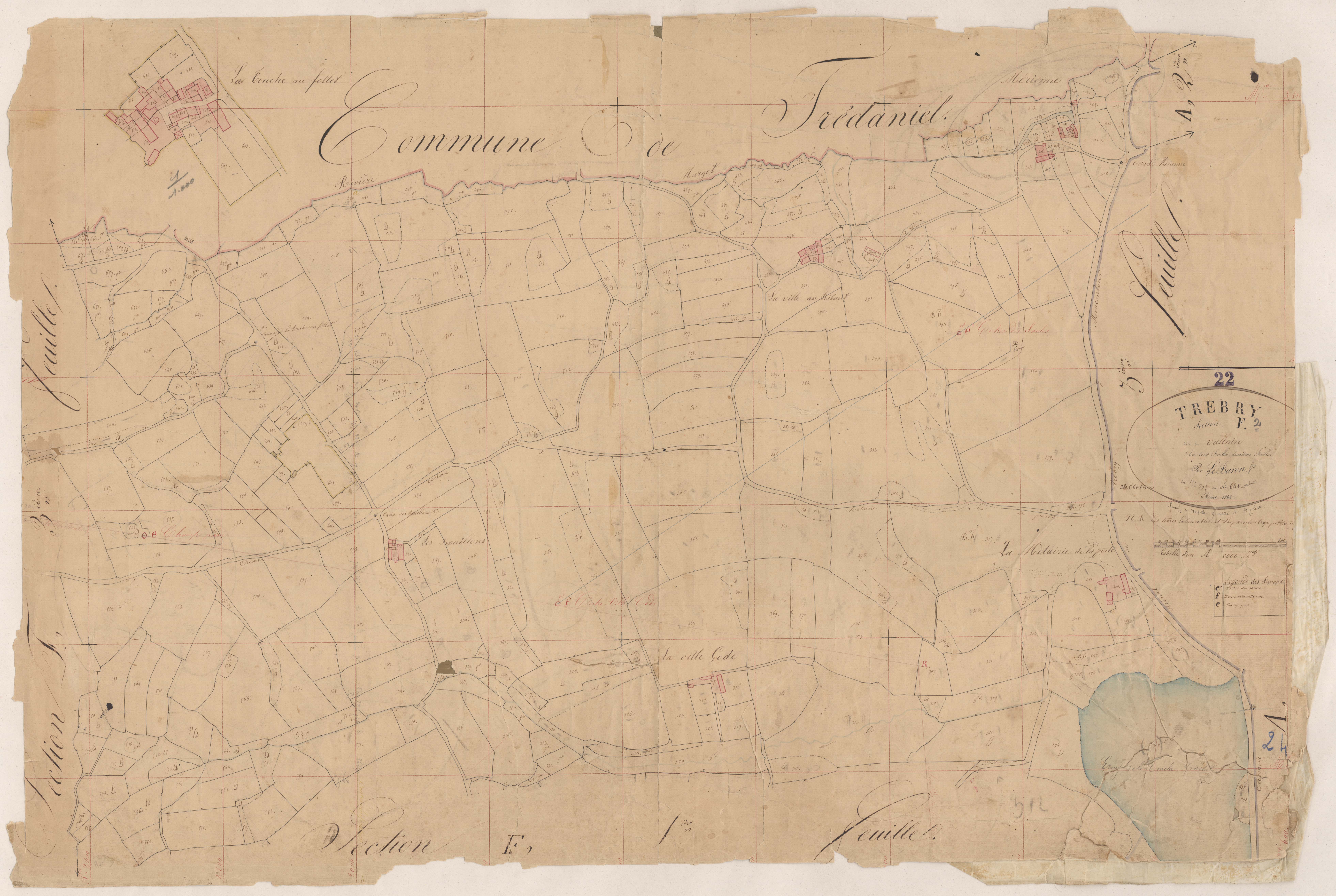 Trébry - Section F, 2e feuille