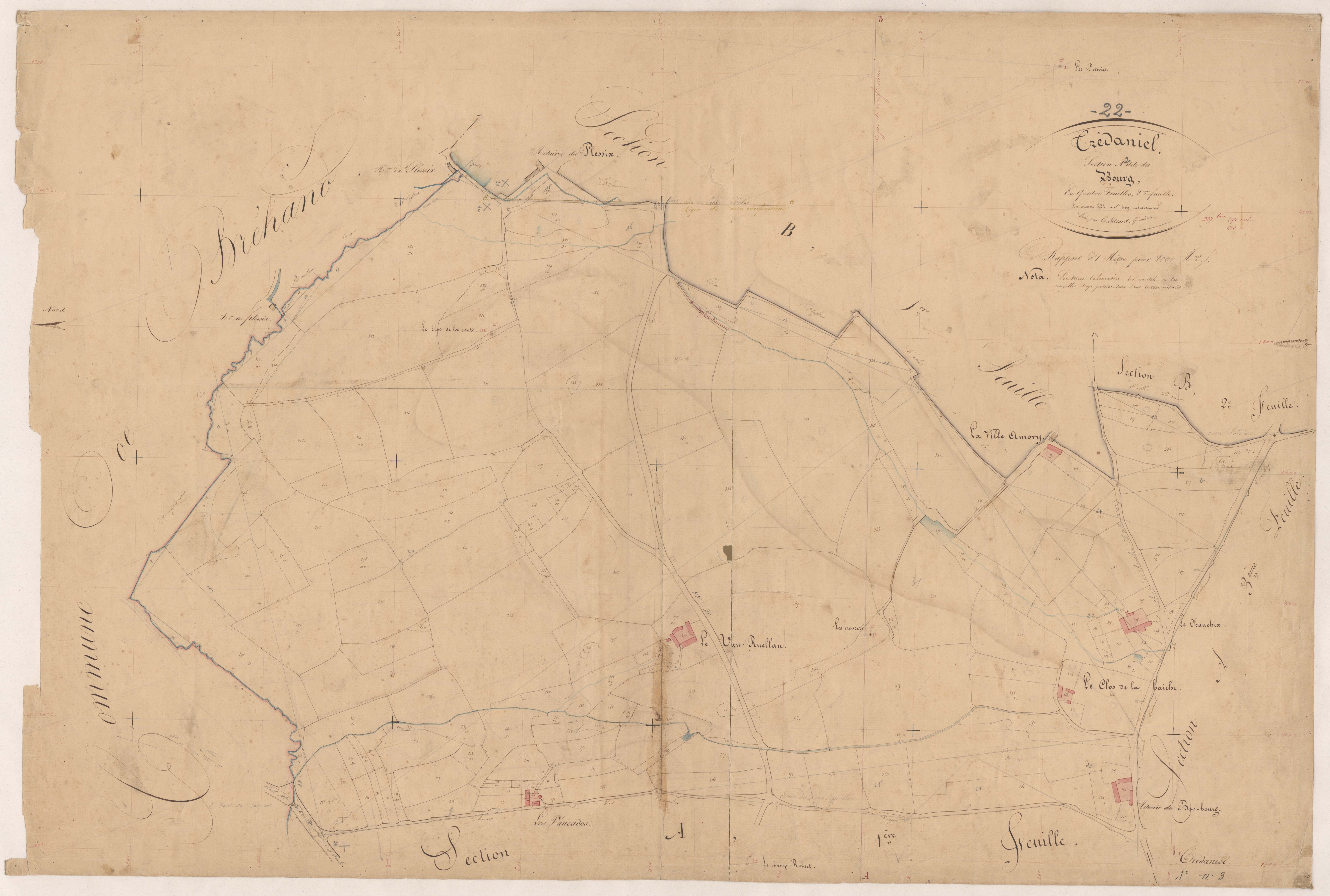 Trédaniel - Section A, 2e feuille