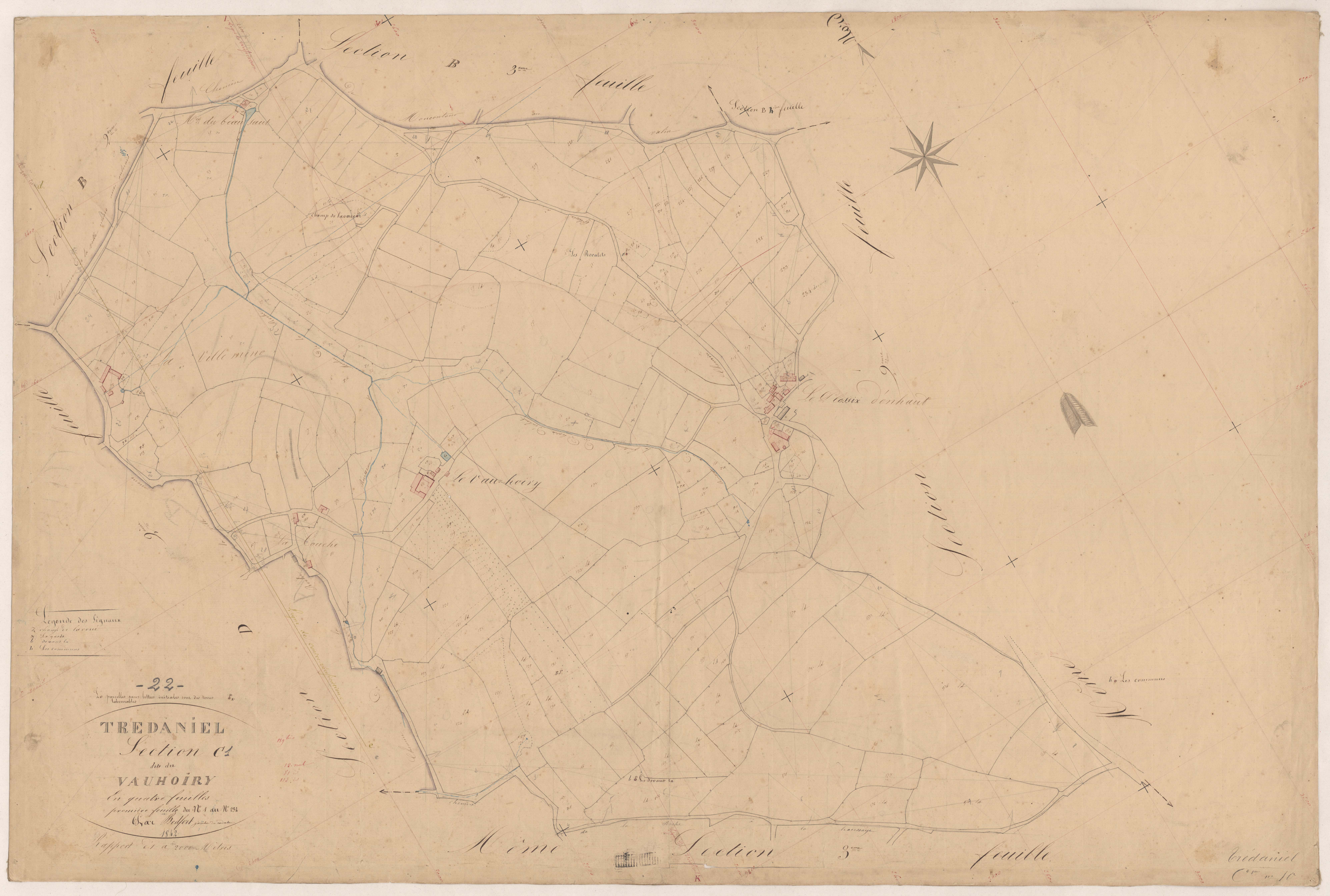 Trédaniel - Section C, 1re feuille