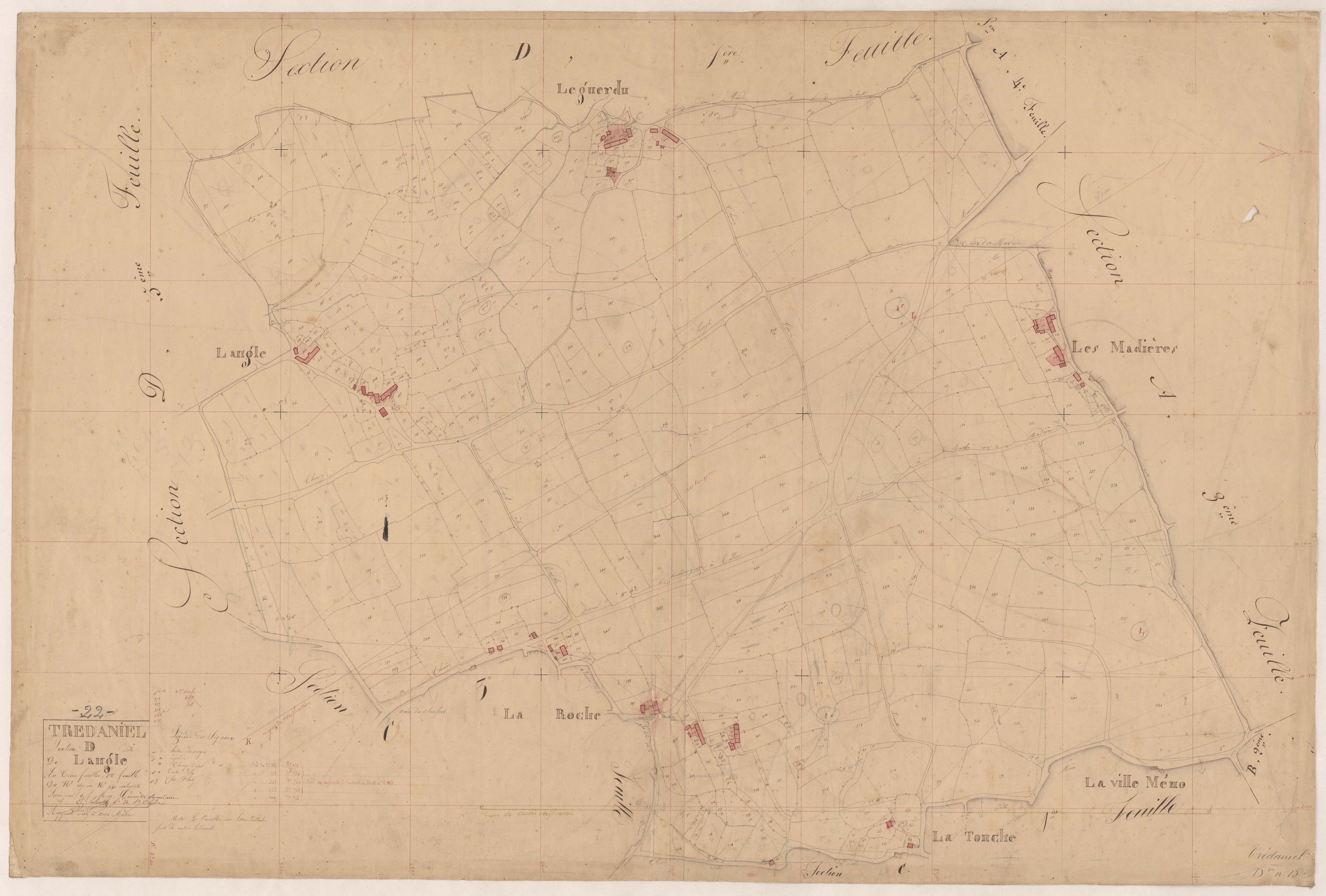 Trédaniel - Section D, 2e feuille