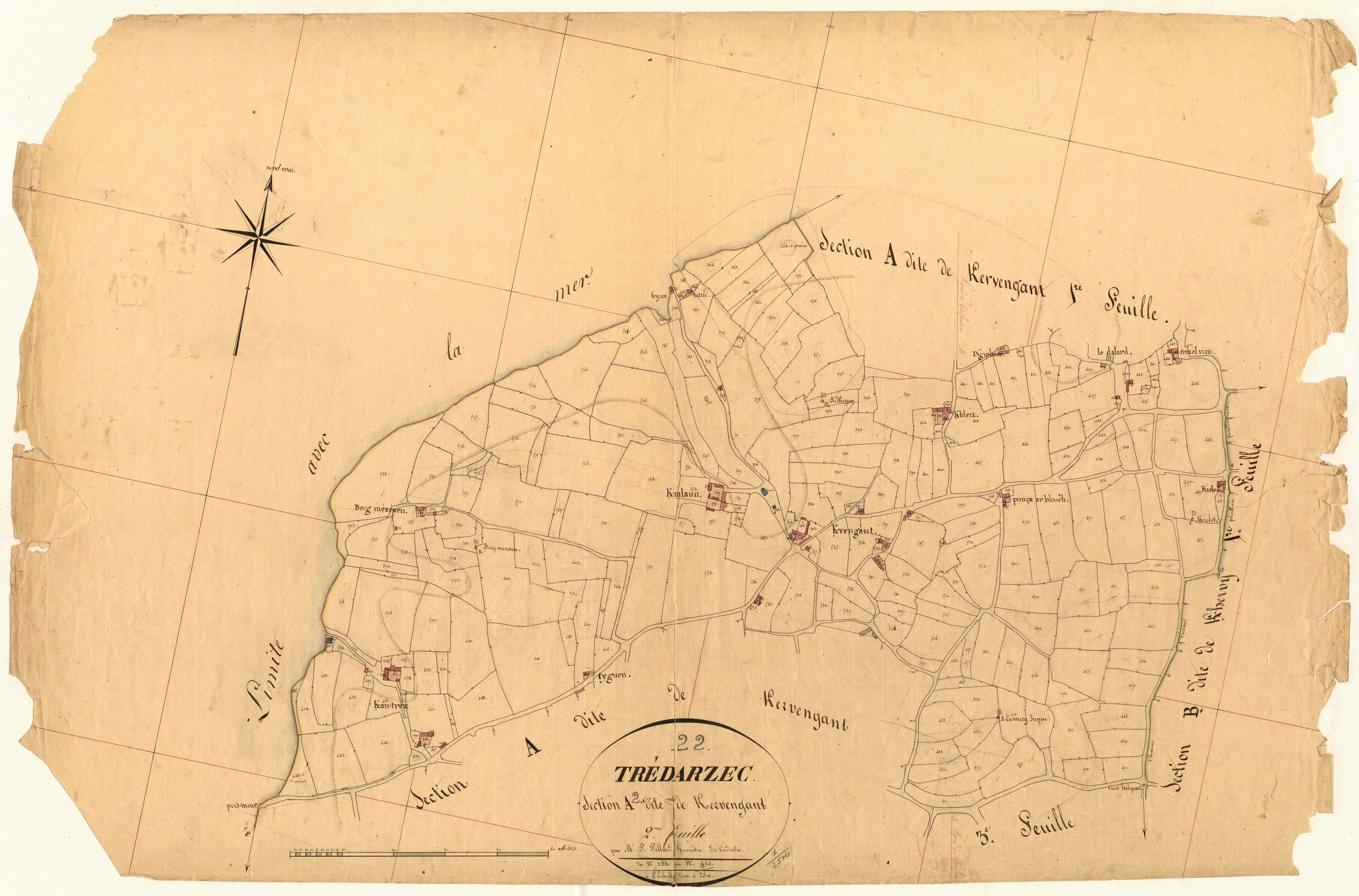 Trédarzec - Section A, 2e feuille
