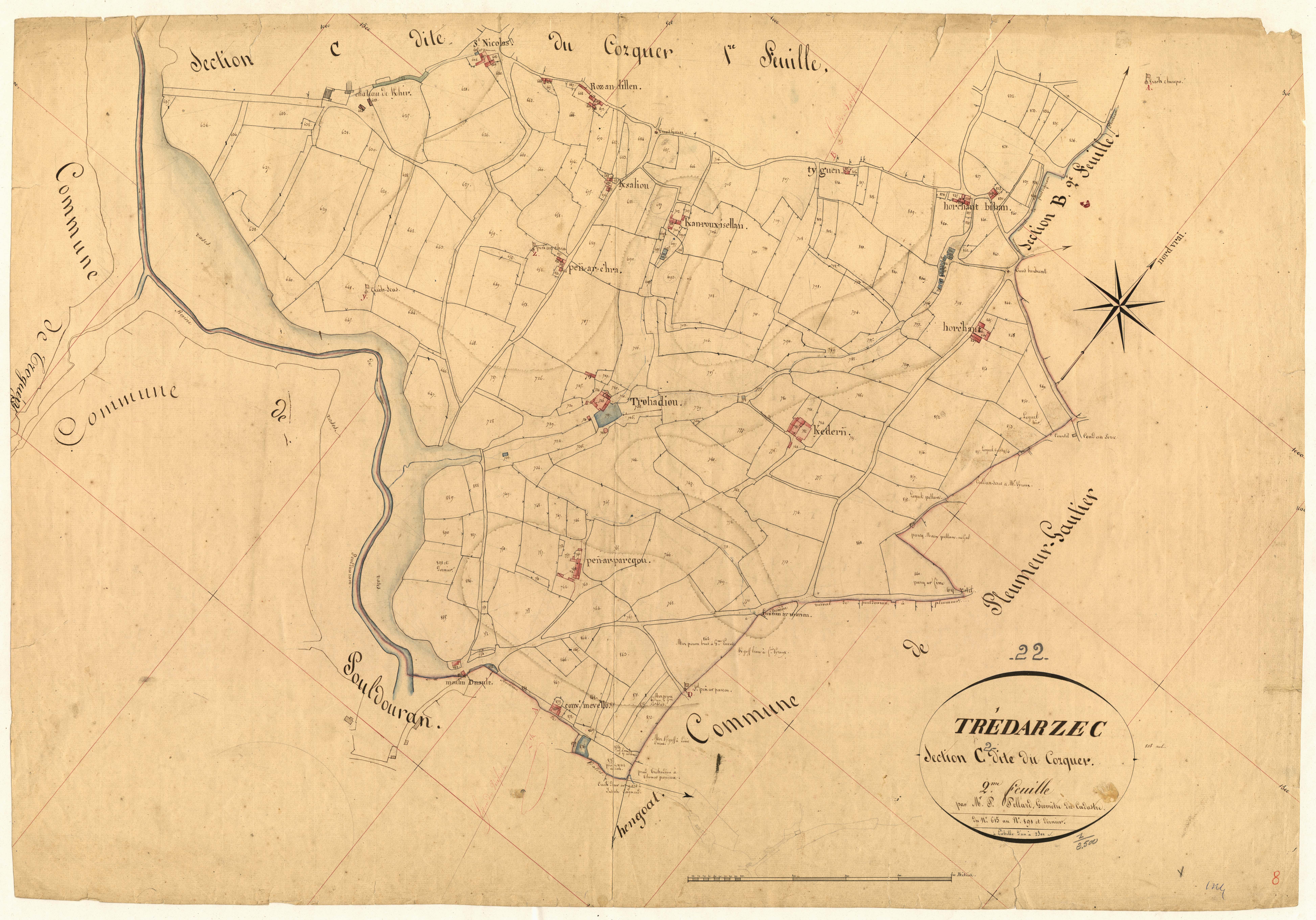 Trédarzec - Section C, 2e feuille