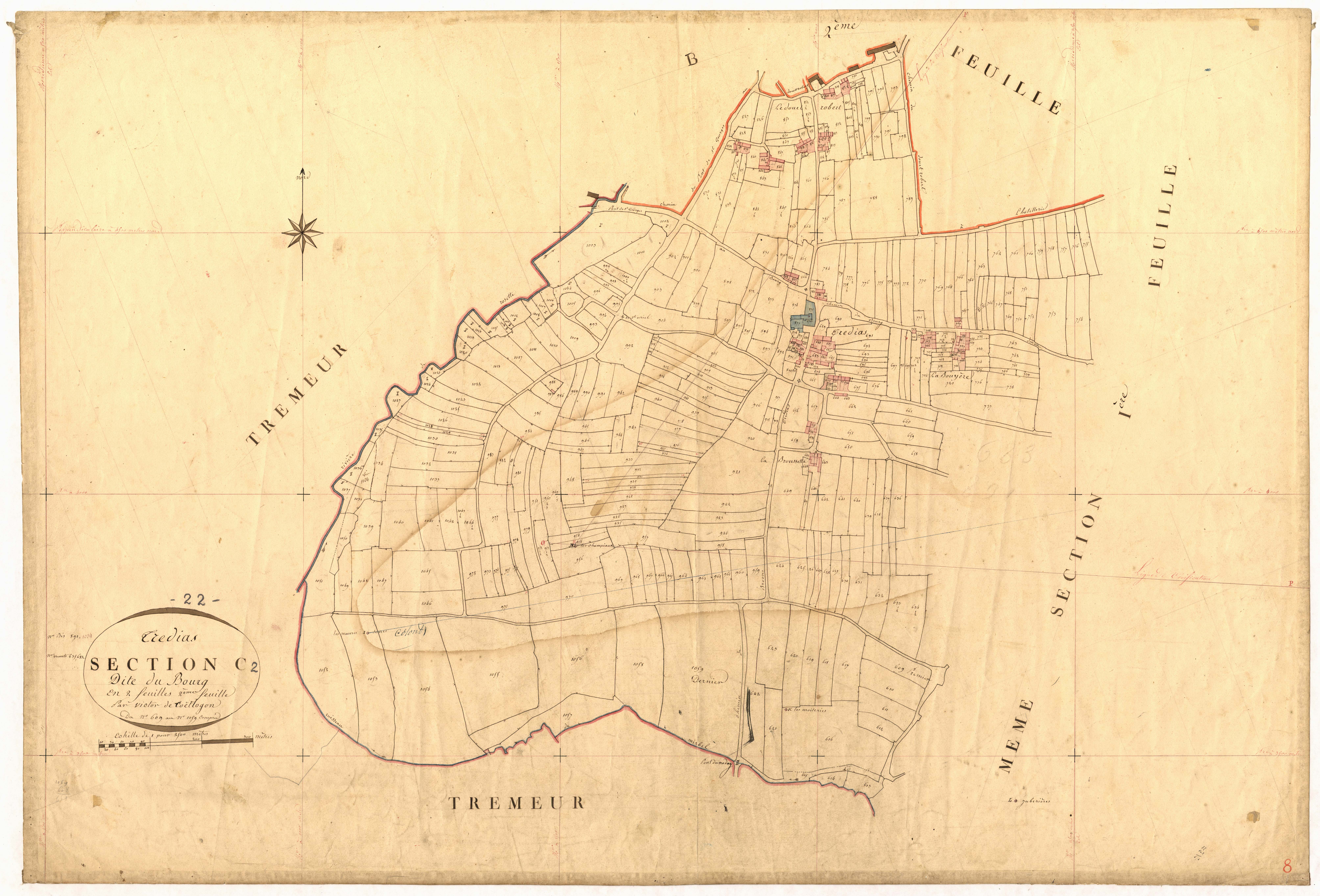 Trédias - Section C, 2e feuille