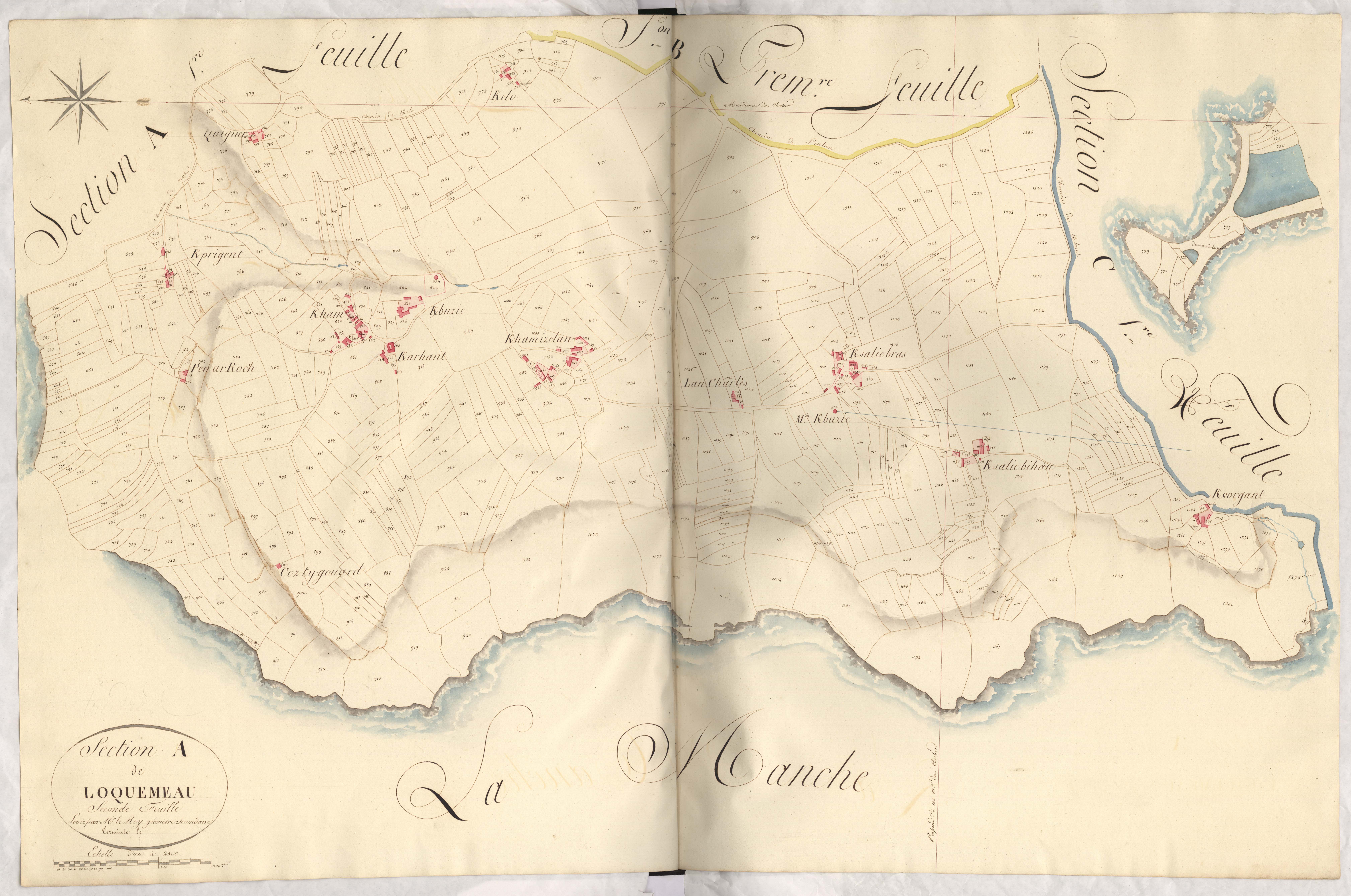 Trédrez-Locquémeau - Section A, 2e feuille