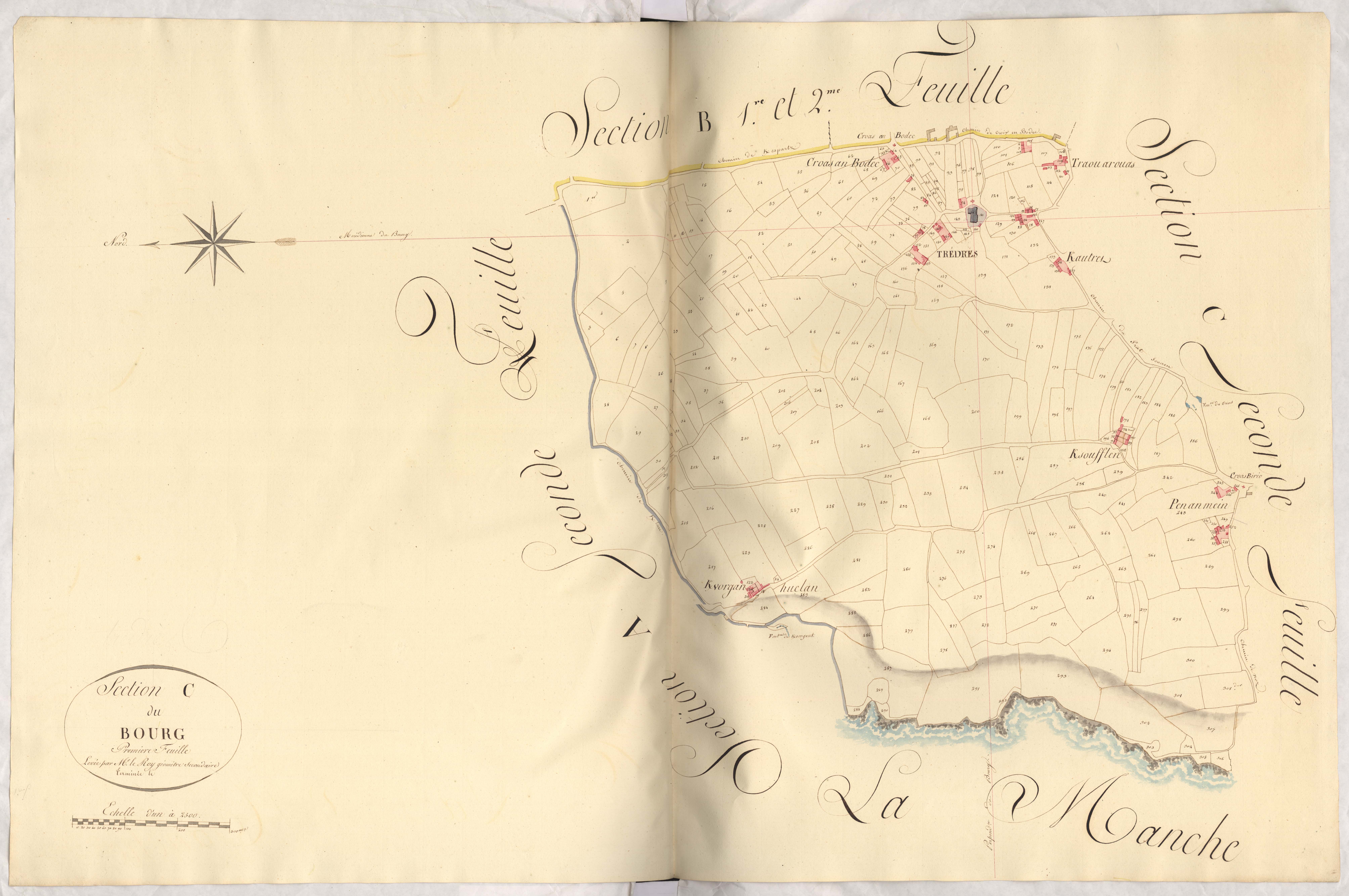 Trédrez-Locquémeau - Section C, 1re feuille