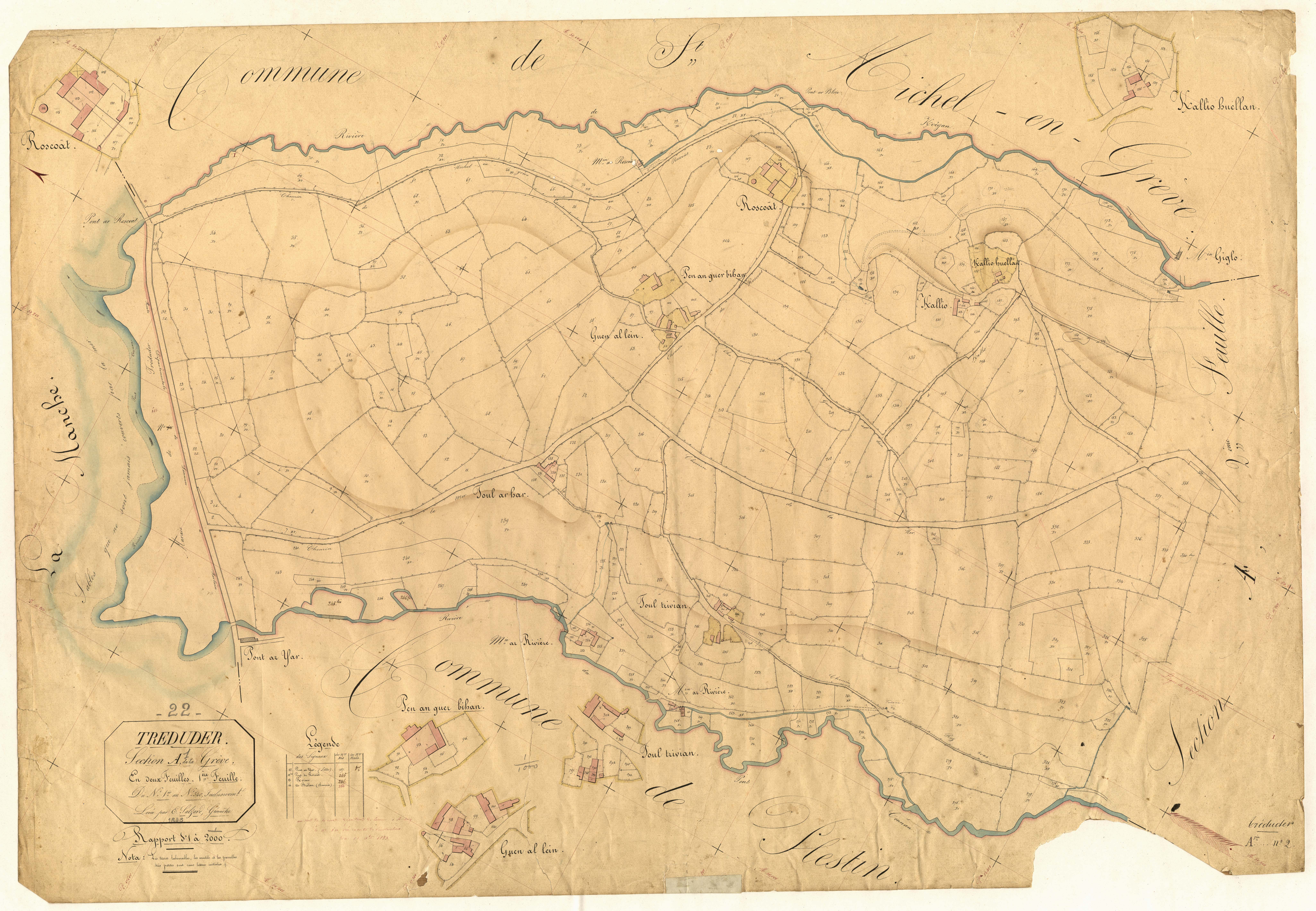 Tréduder - Section A, 1re feuille
