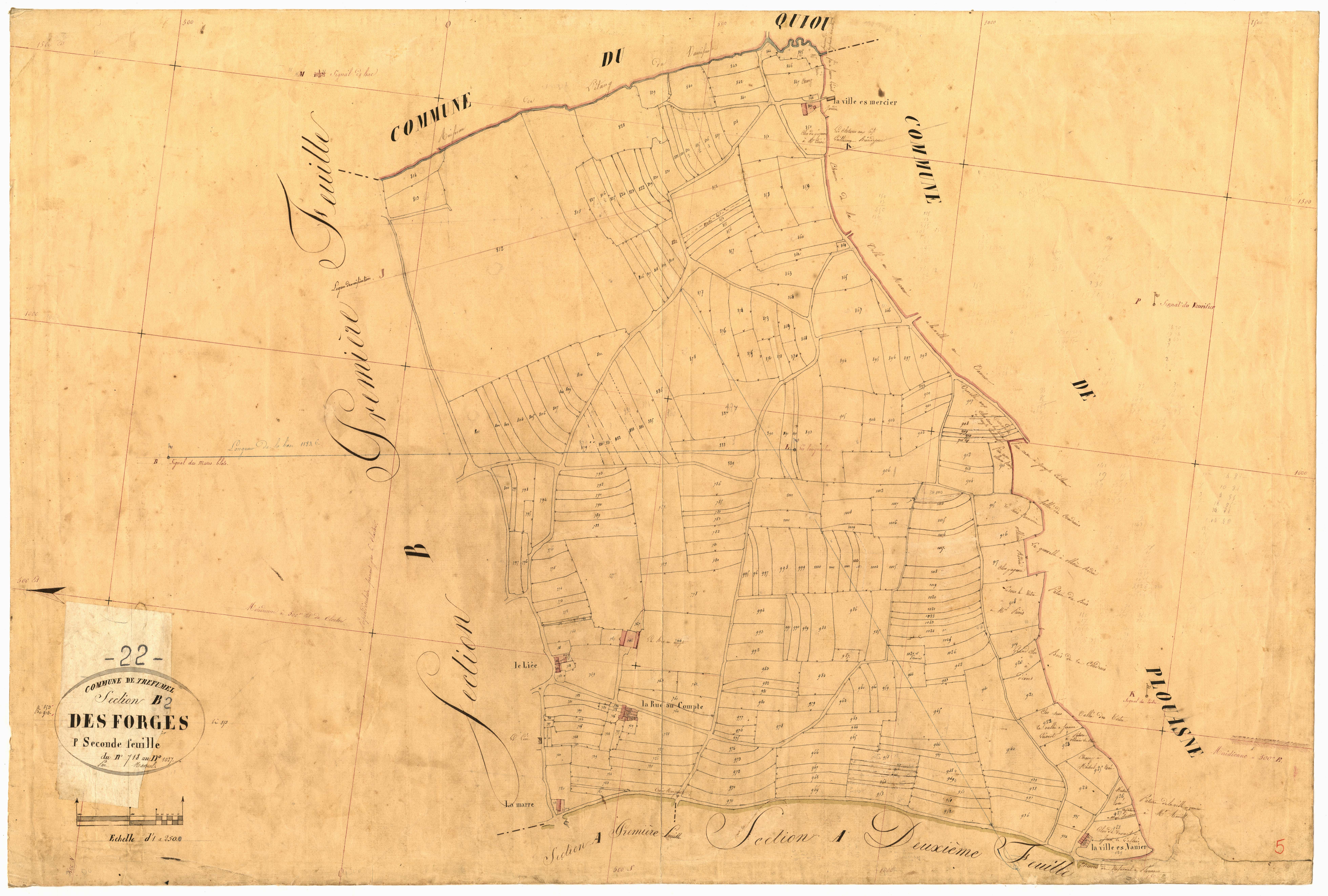 Tréfumel - Section B, 2e feuille