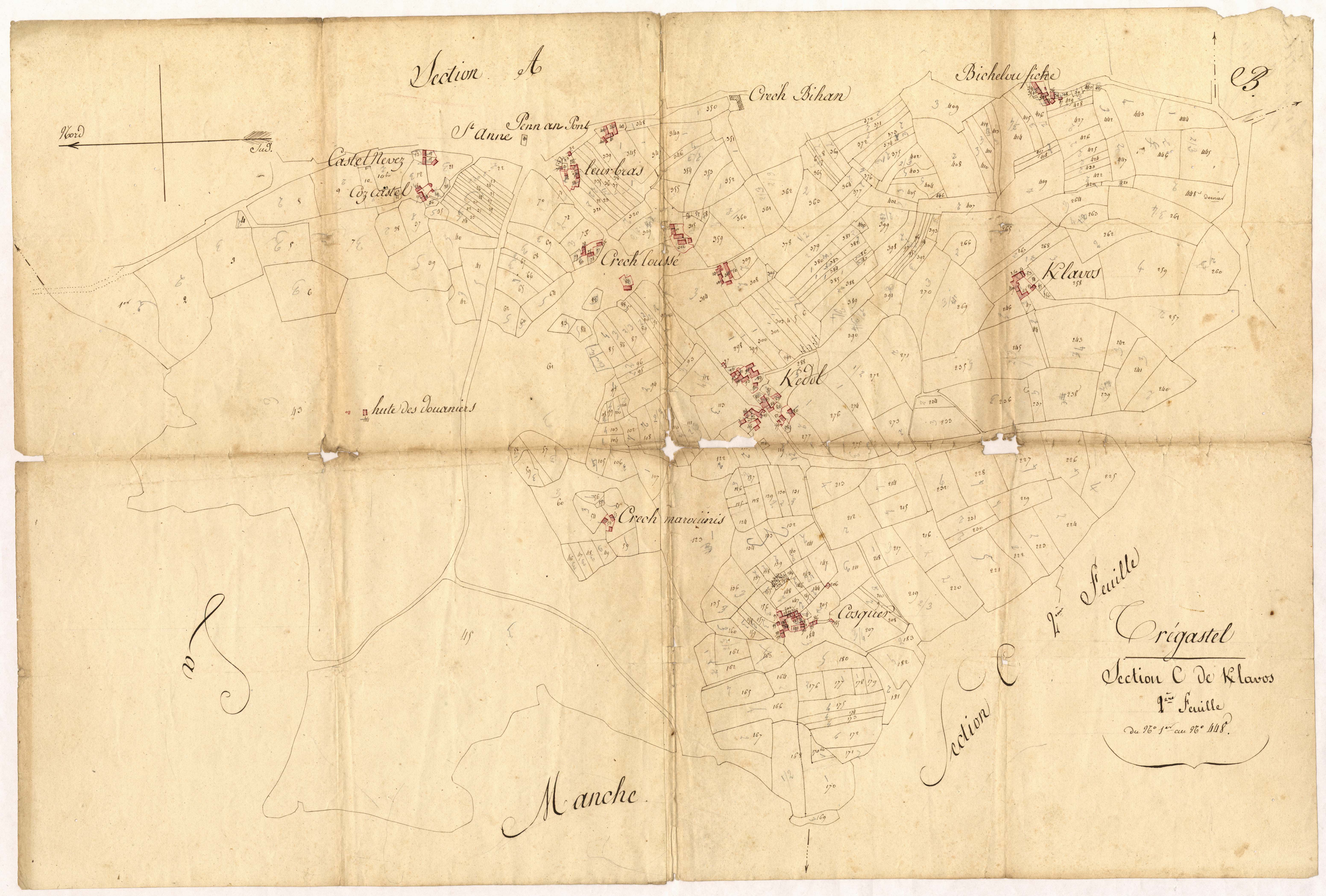Trégastel - Section C, 1re feuille