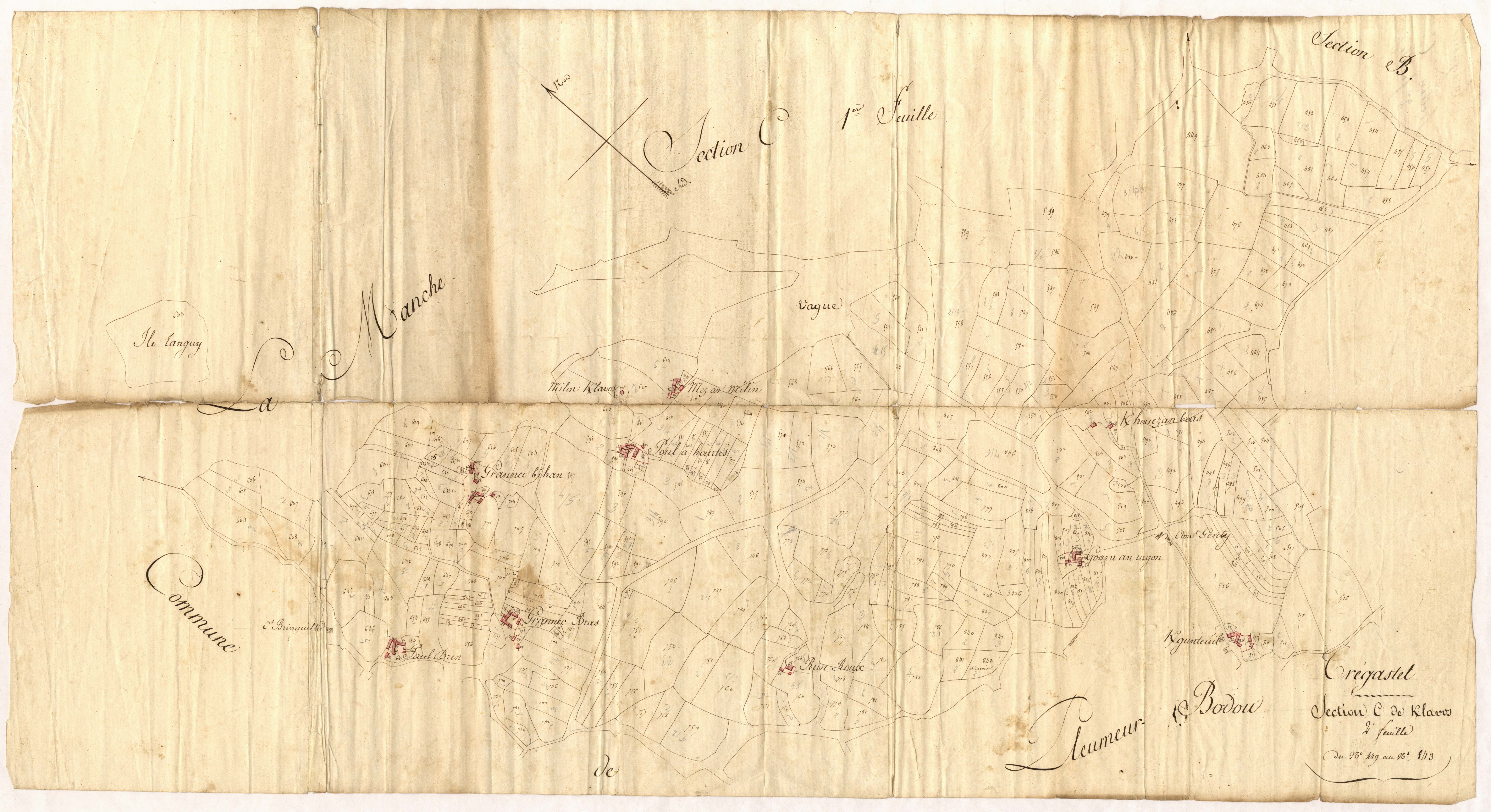 Trégastel - Section C, 2e feuille