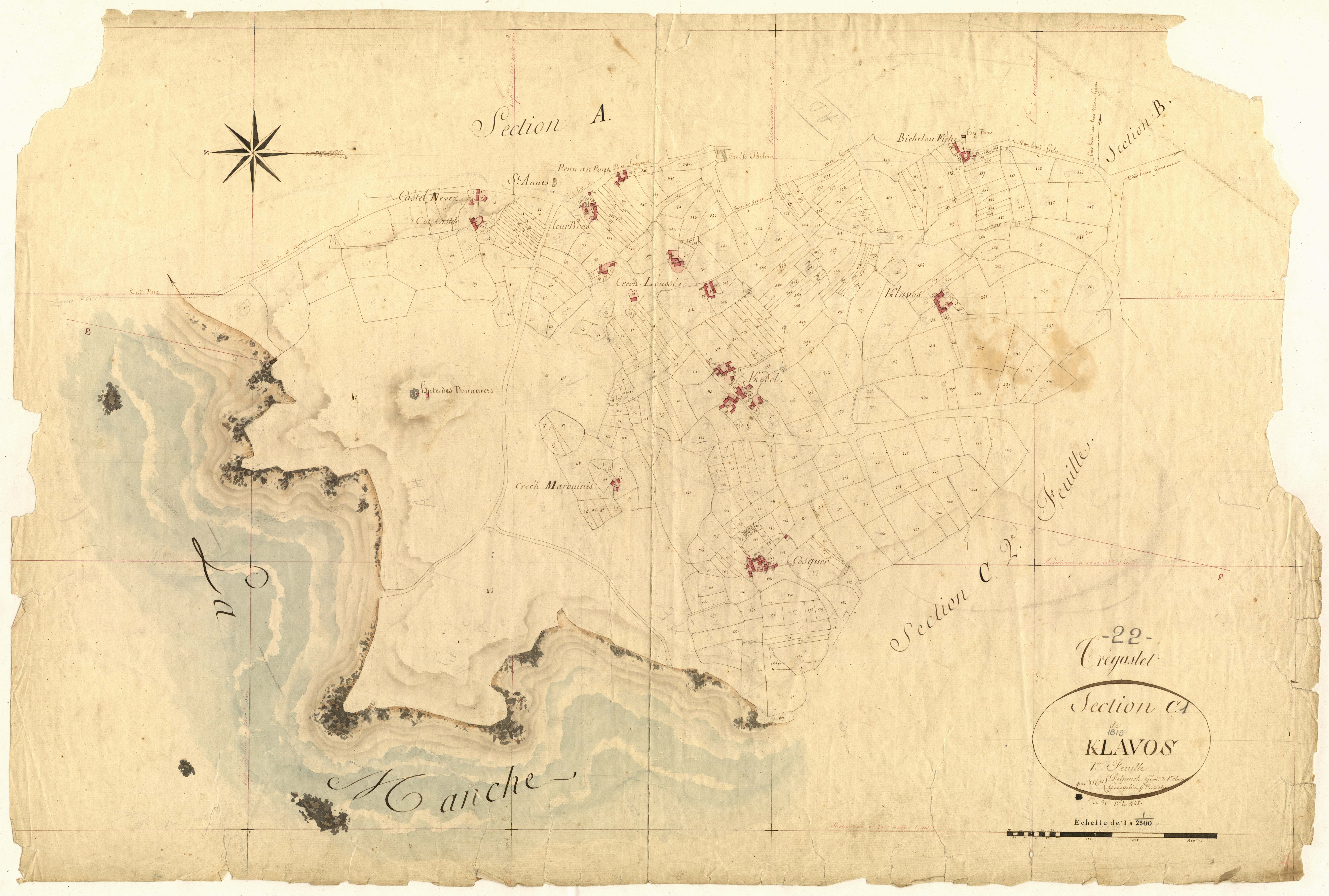 Trégastel - Section C, 1re feuille
