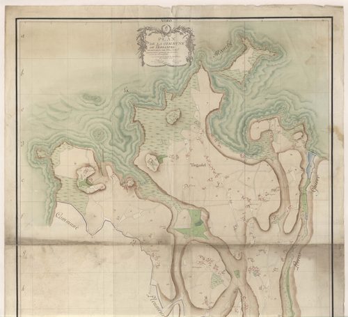 Trégastel - Plan par masse de culture, partie nord.