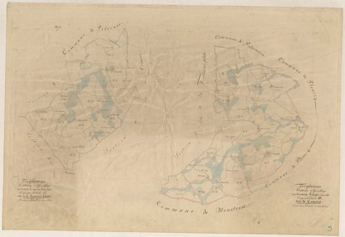 Tréglamus - Tableau d'assemblage : sections C, D
