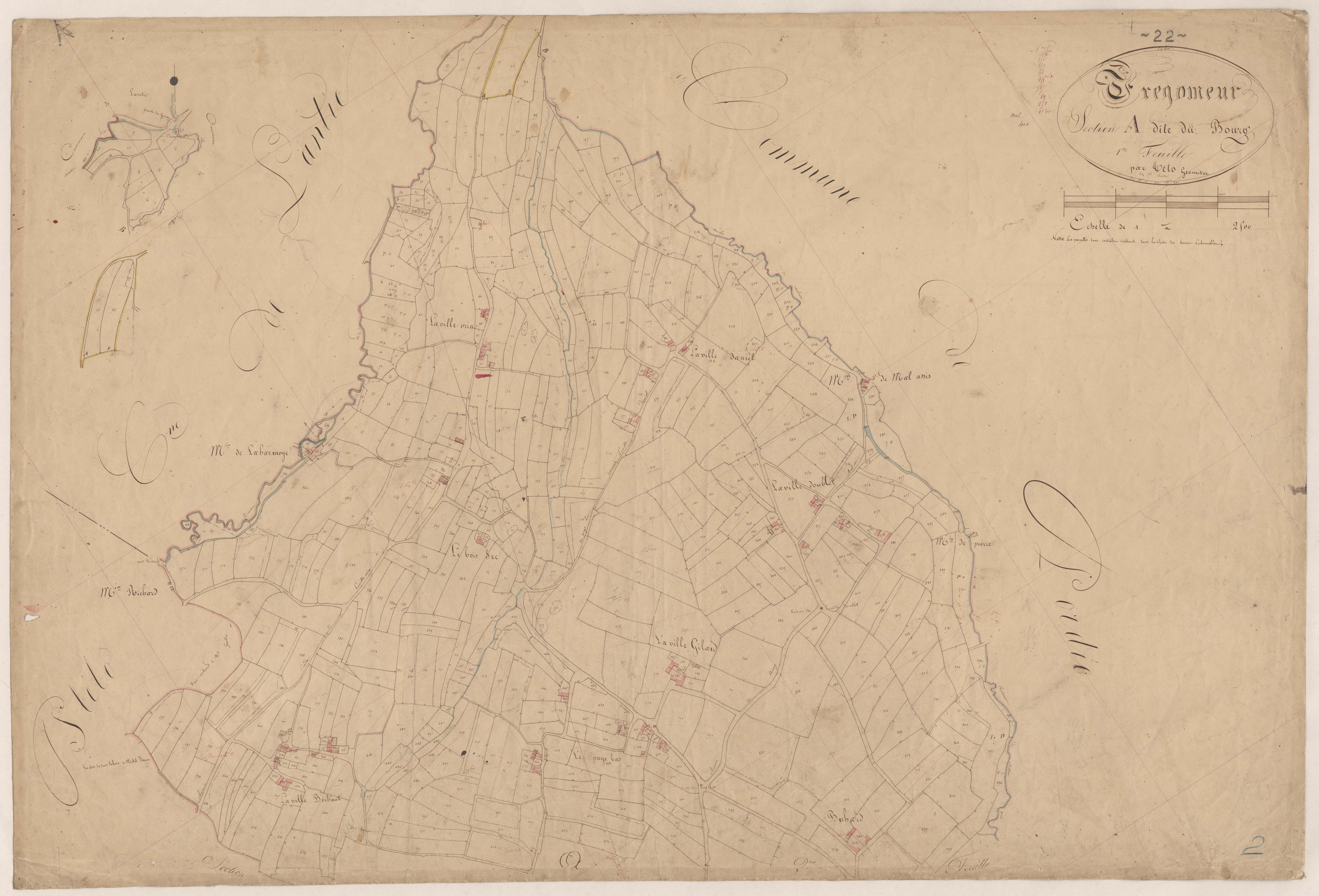 Trégomeur - Section A, 1re feuille