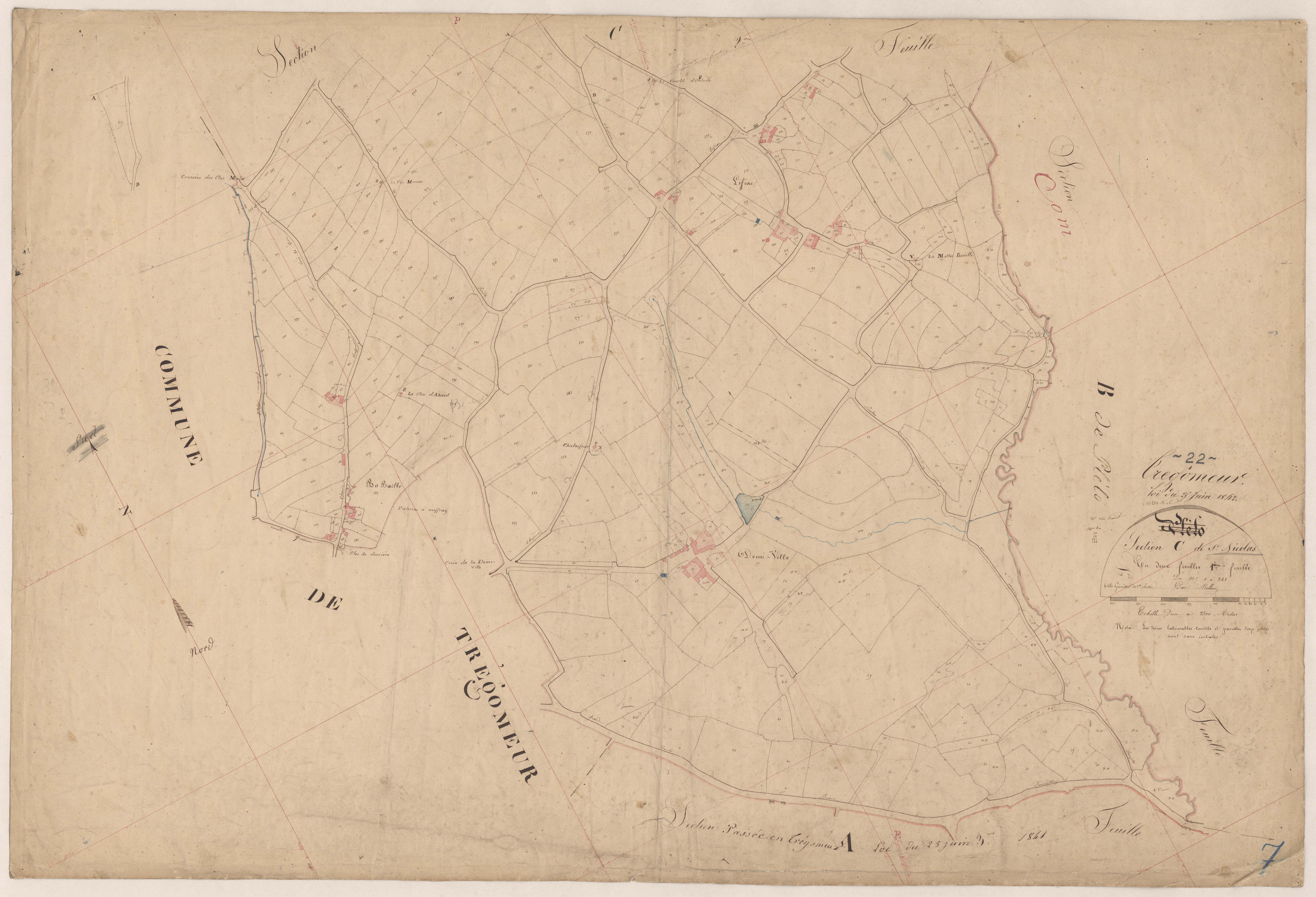 Trégomeur - Section C, 1re feuille