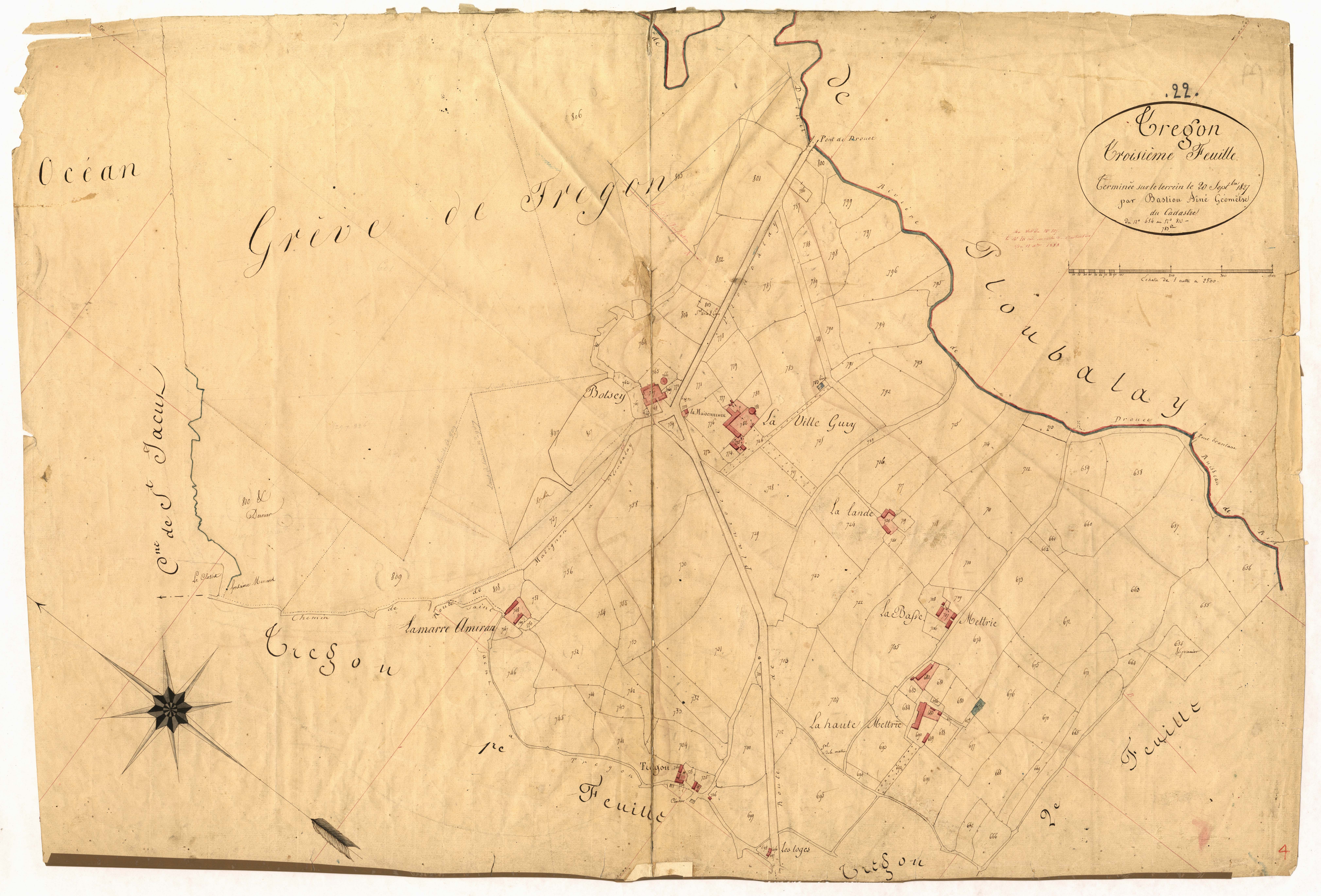 Trégon - Section unique, 3e feuille