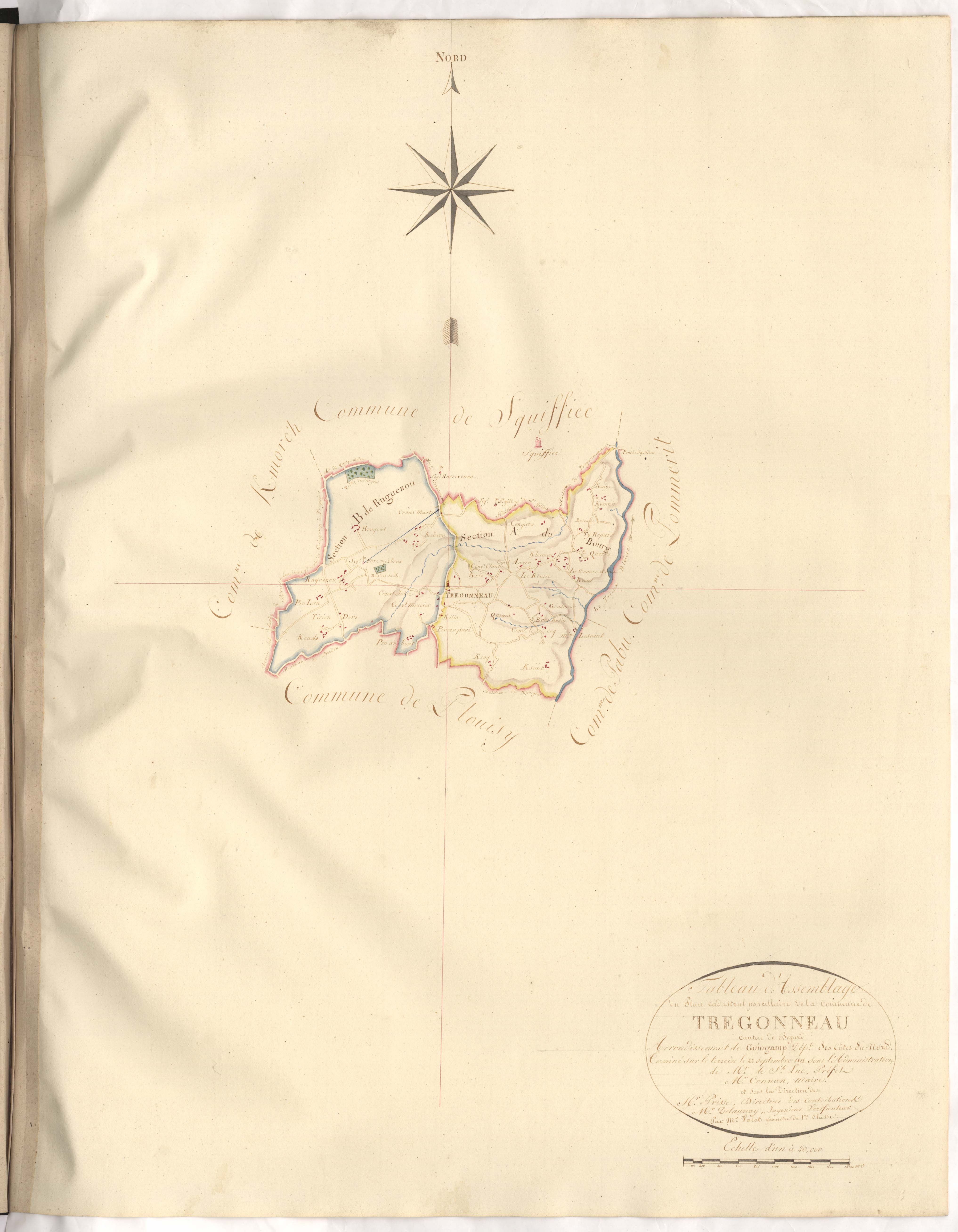 Trégonneau - Tableau d'assemblage