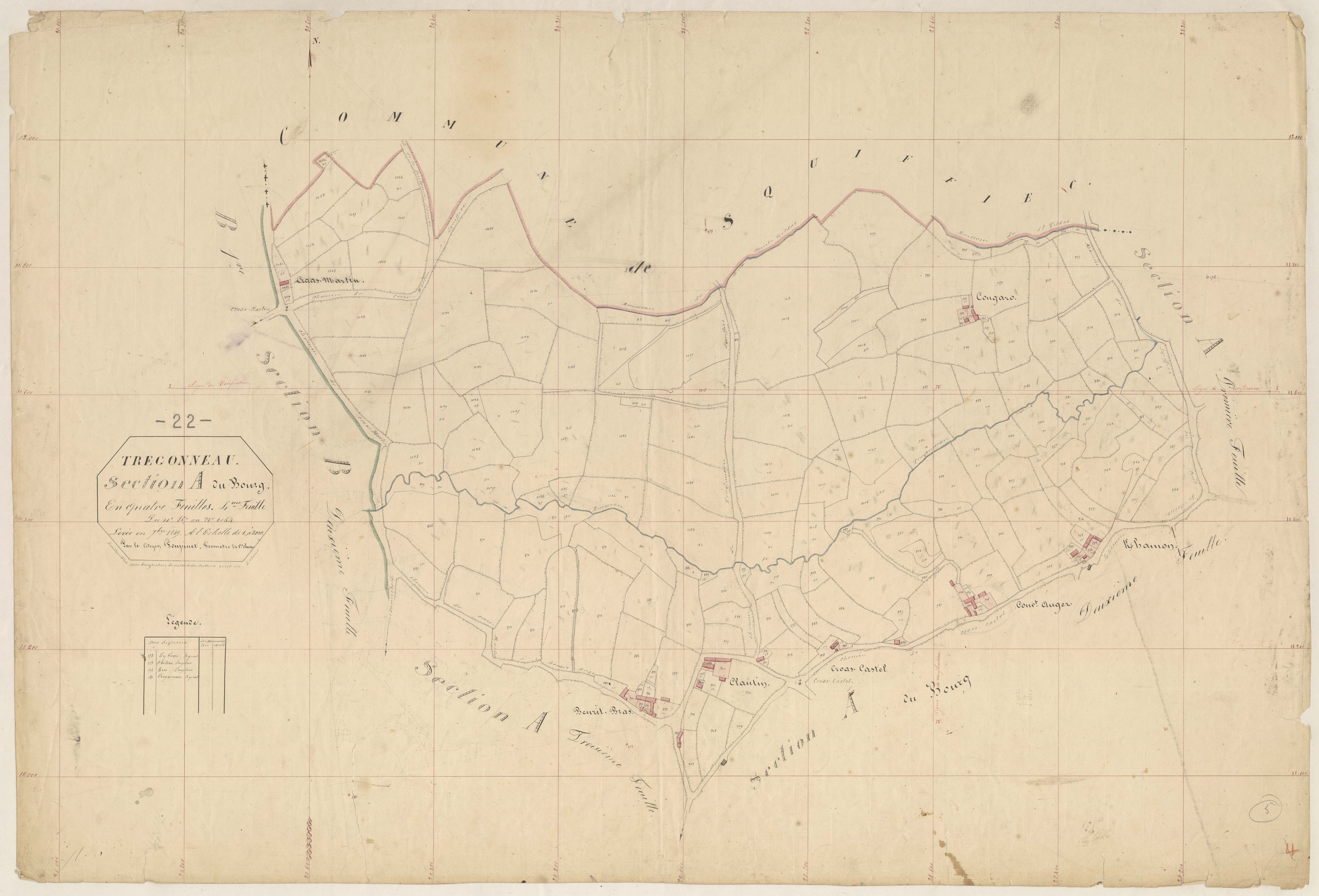 Trégonneau - Section A, 4e feuille