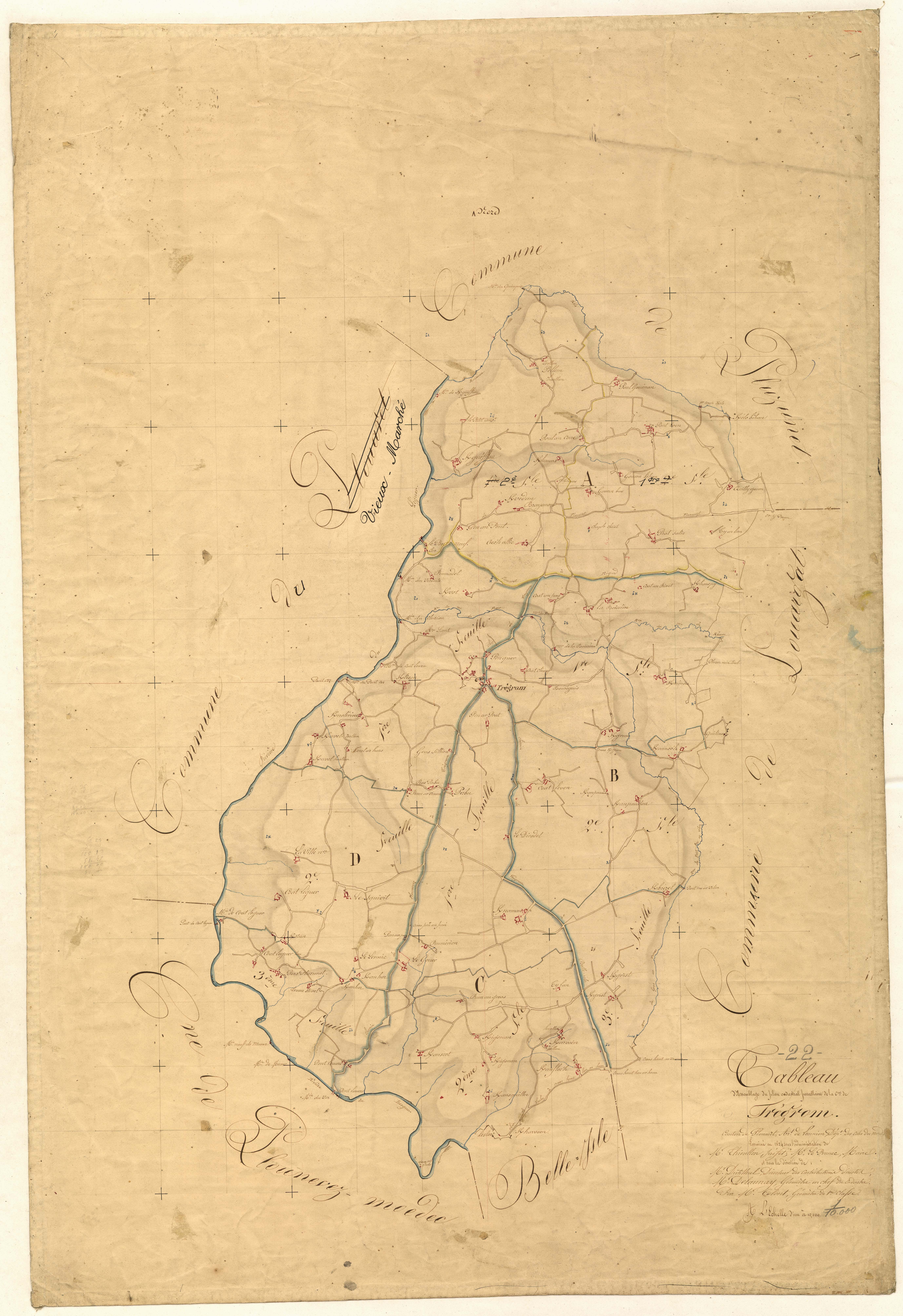 Trégrom - Tableau d'assemblage