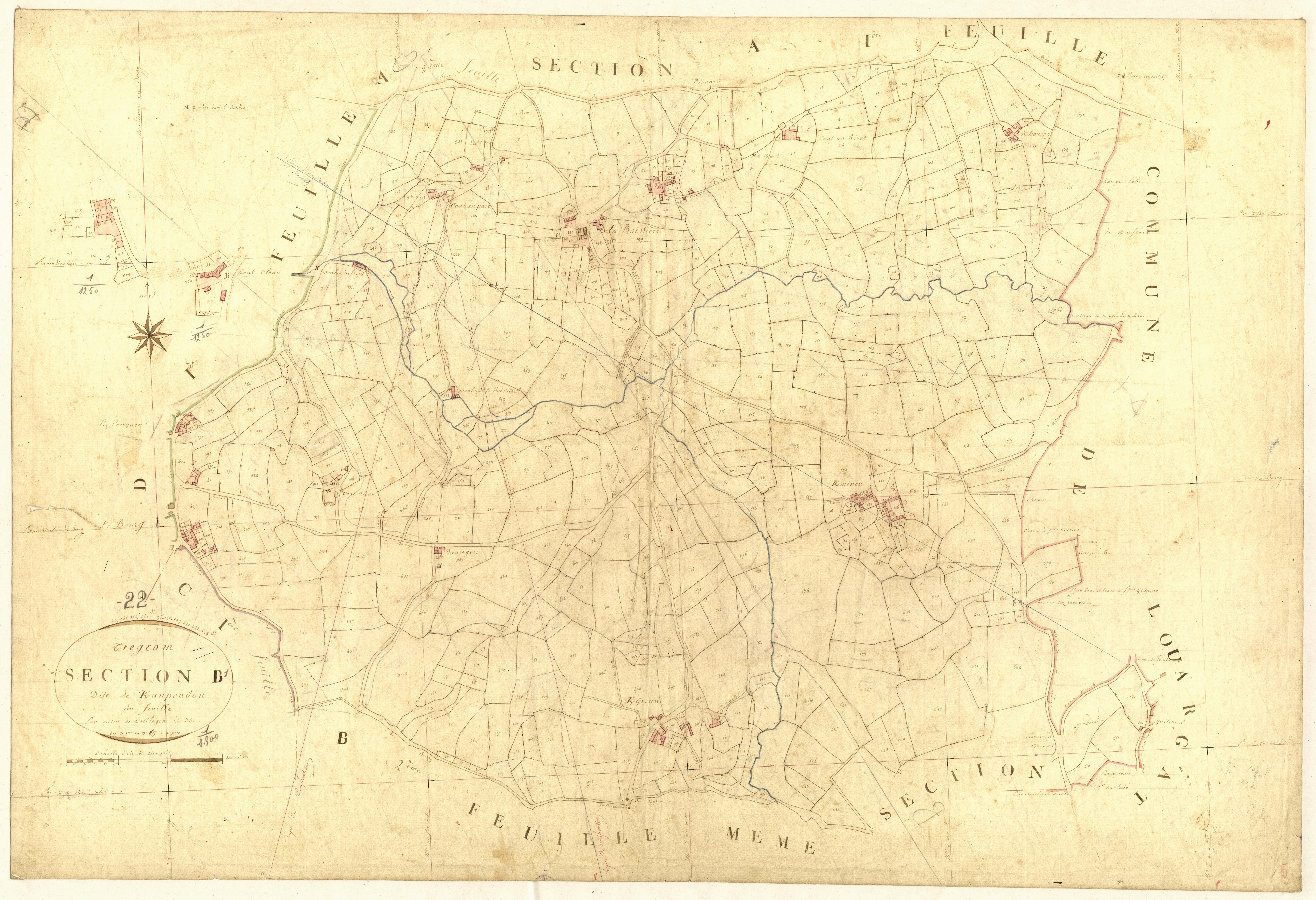 Trégrom - Section B, 1re feuille