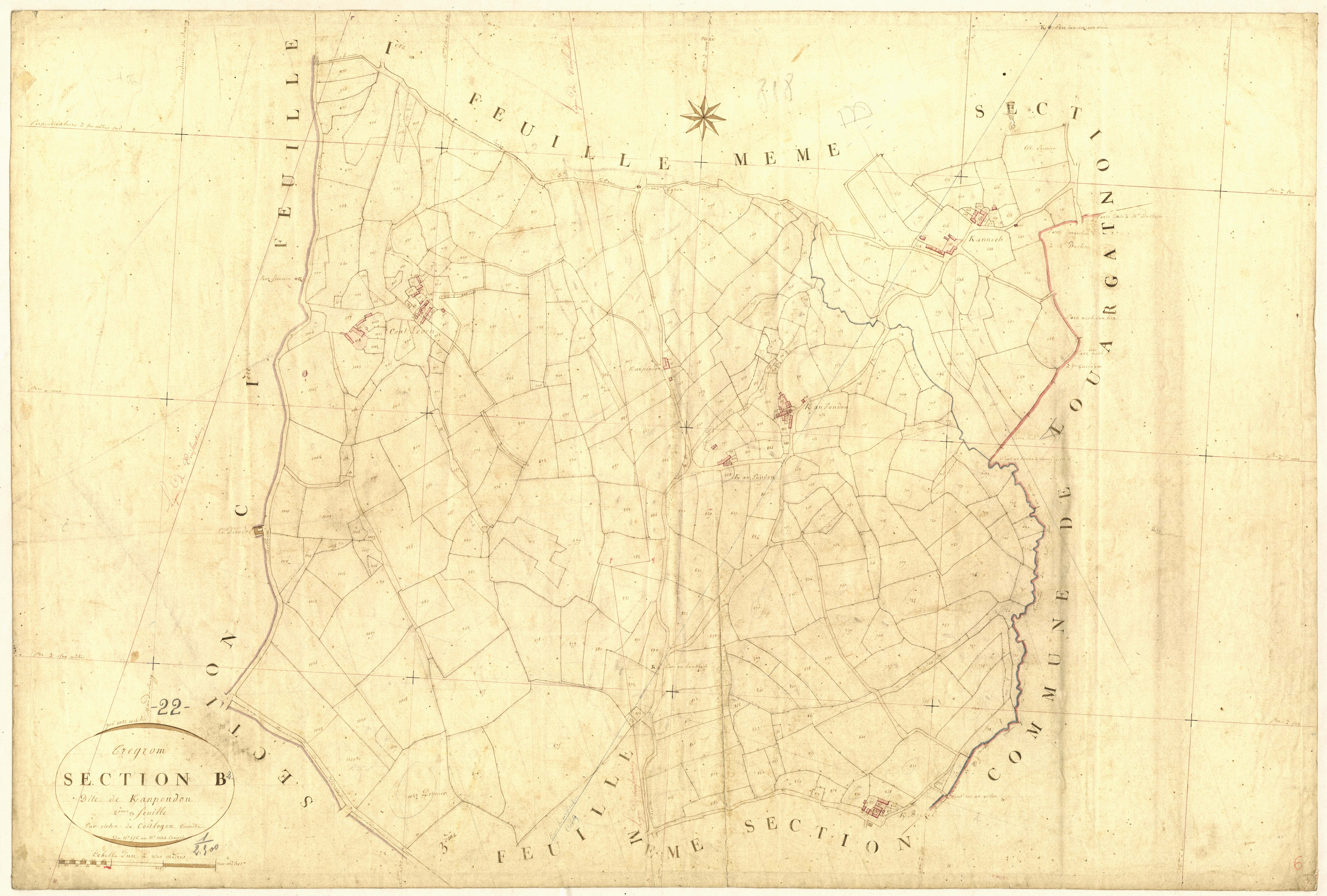 Trégrom - Section B, 2e feuille