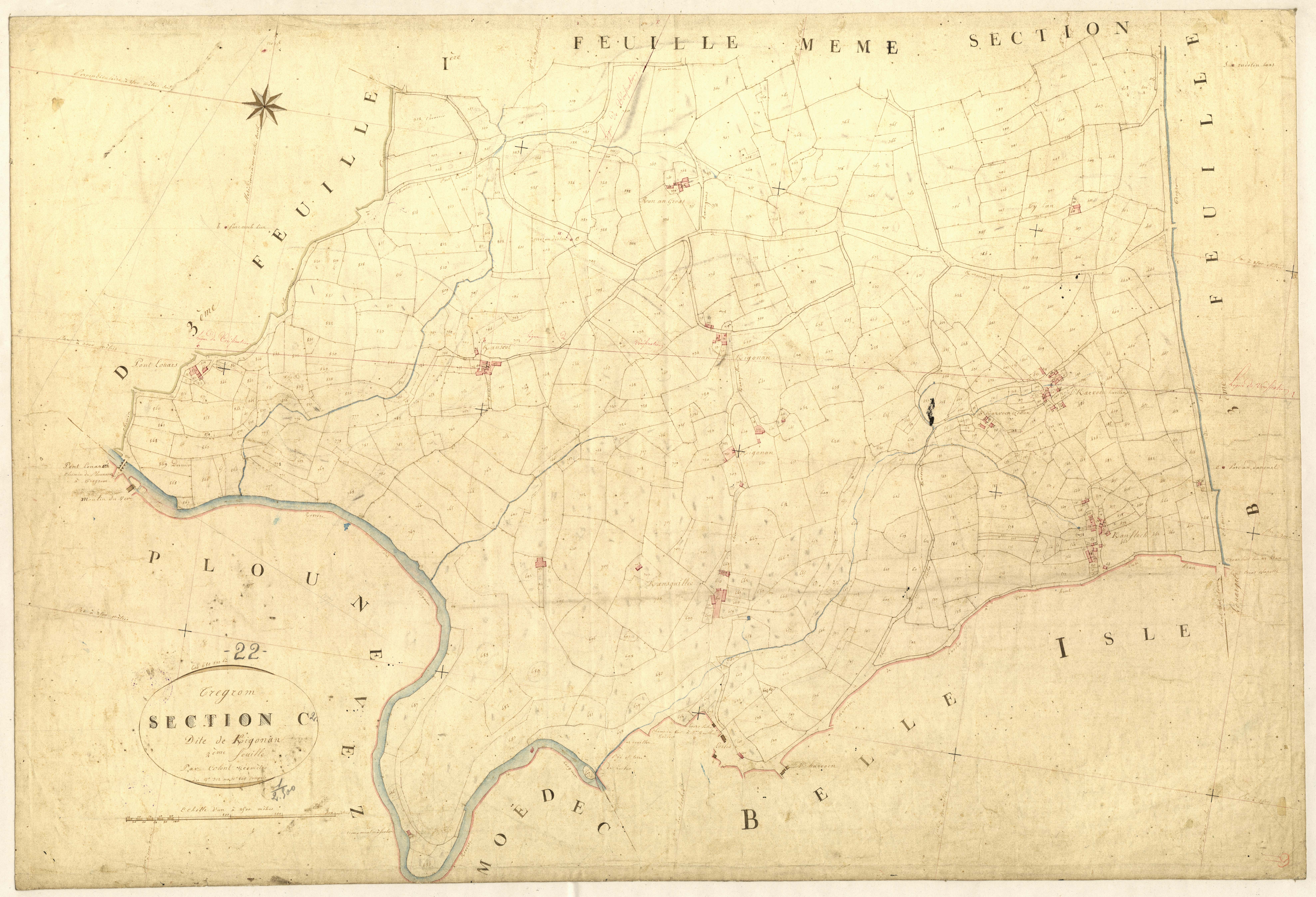 Trégrom - Section C, 2e feuille