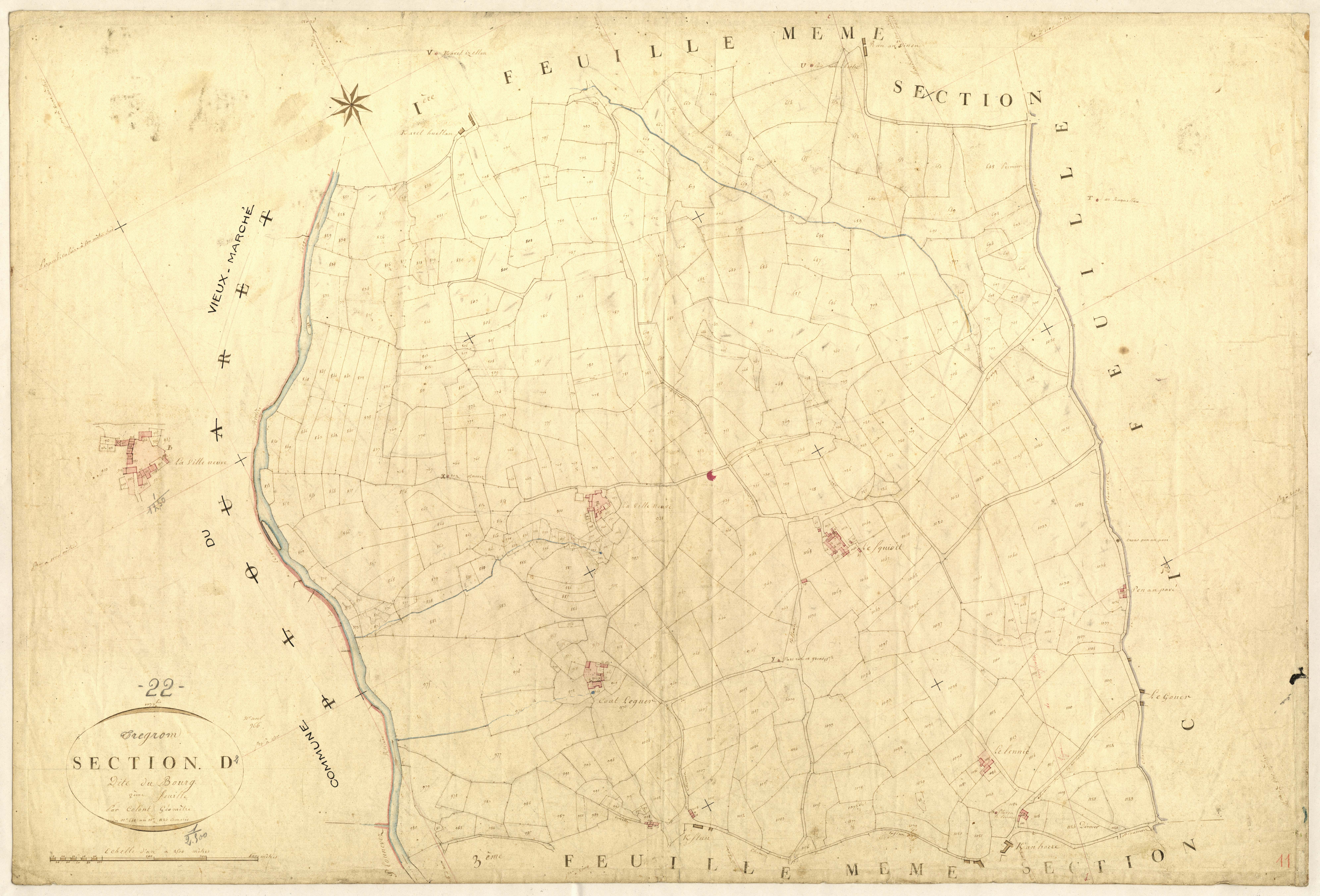 Trégrom - Section D, 2e feuille