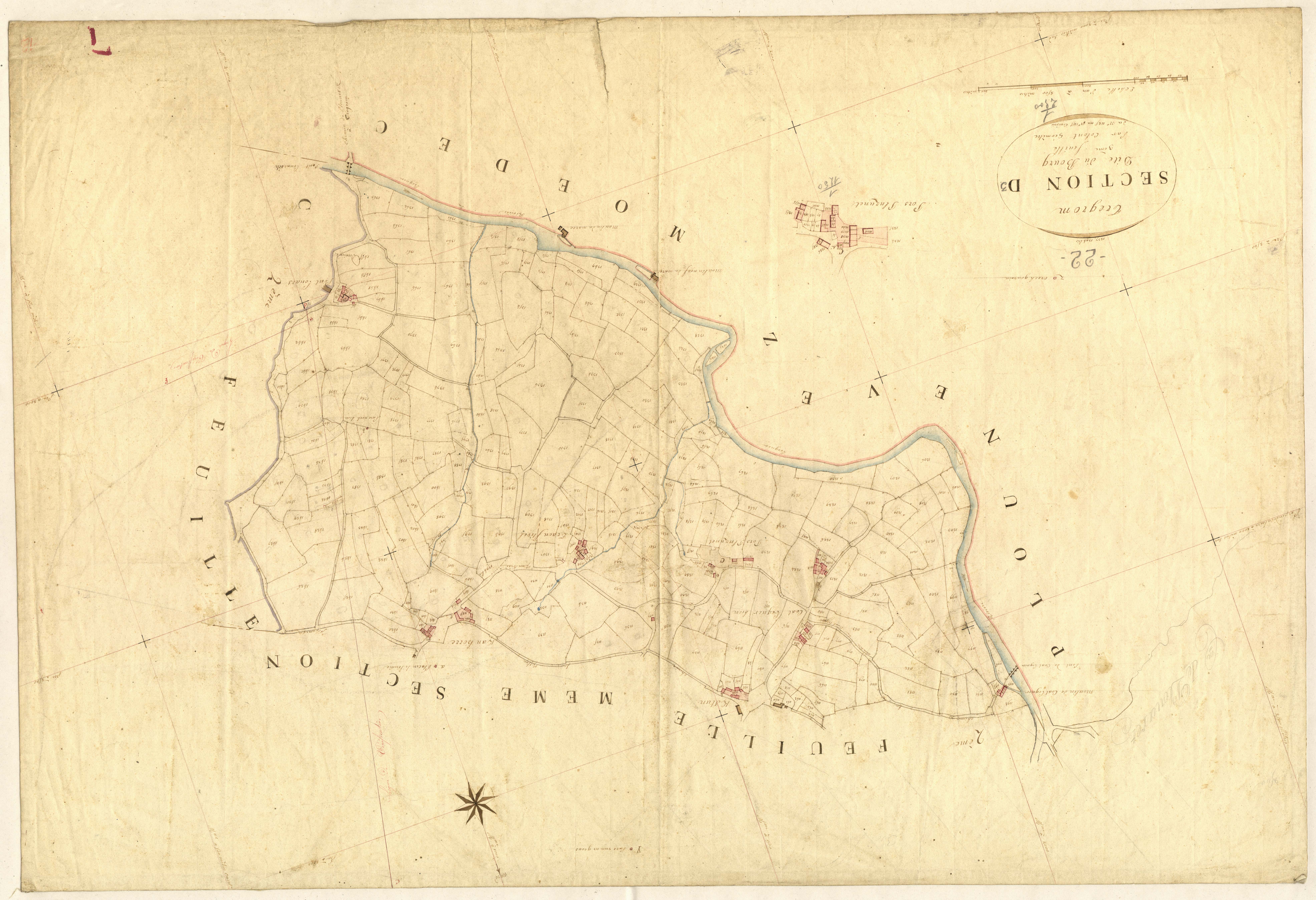 Trégrom - Section D, 3e feuille