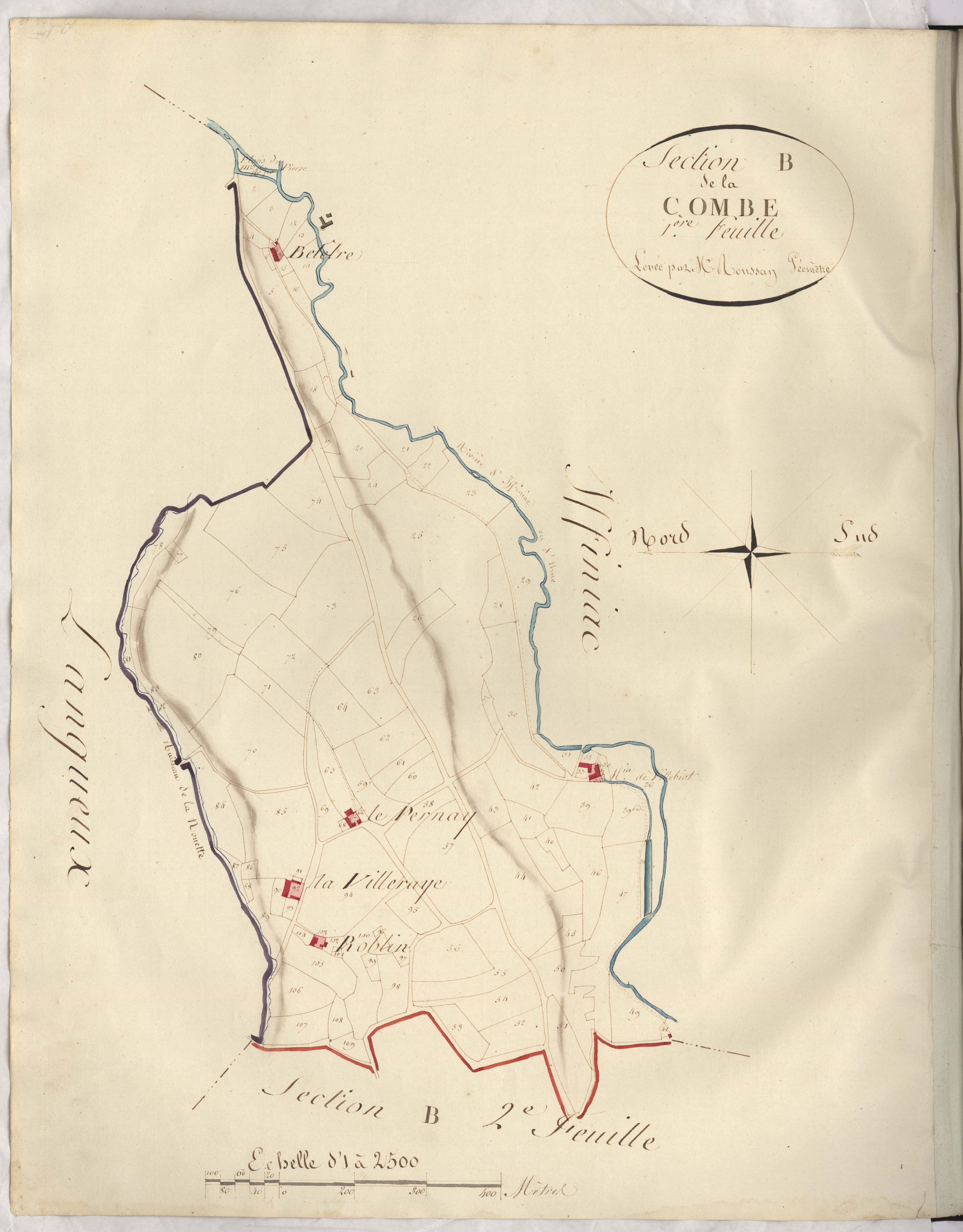 Trégueux - Section B, 1re feuille