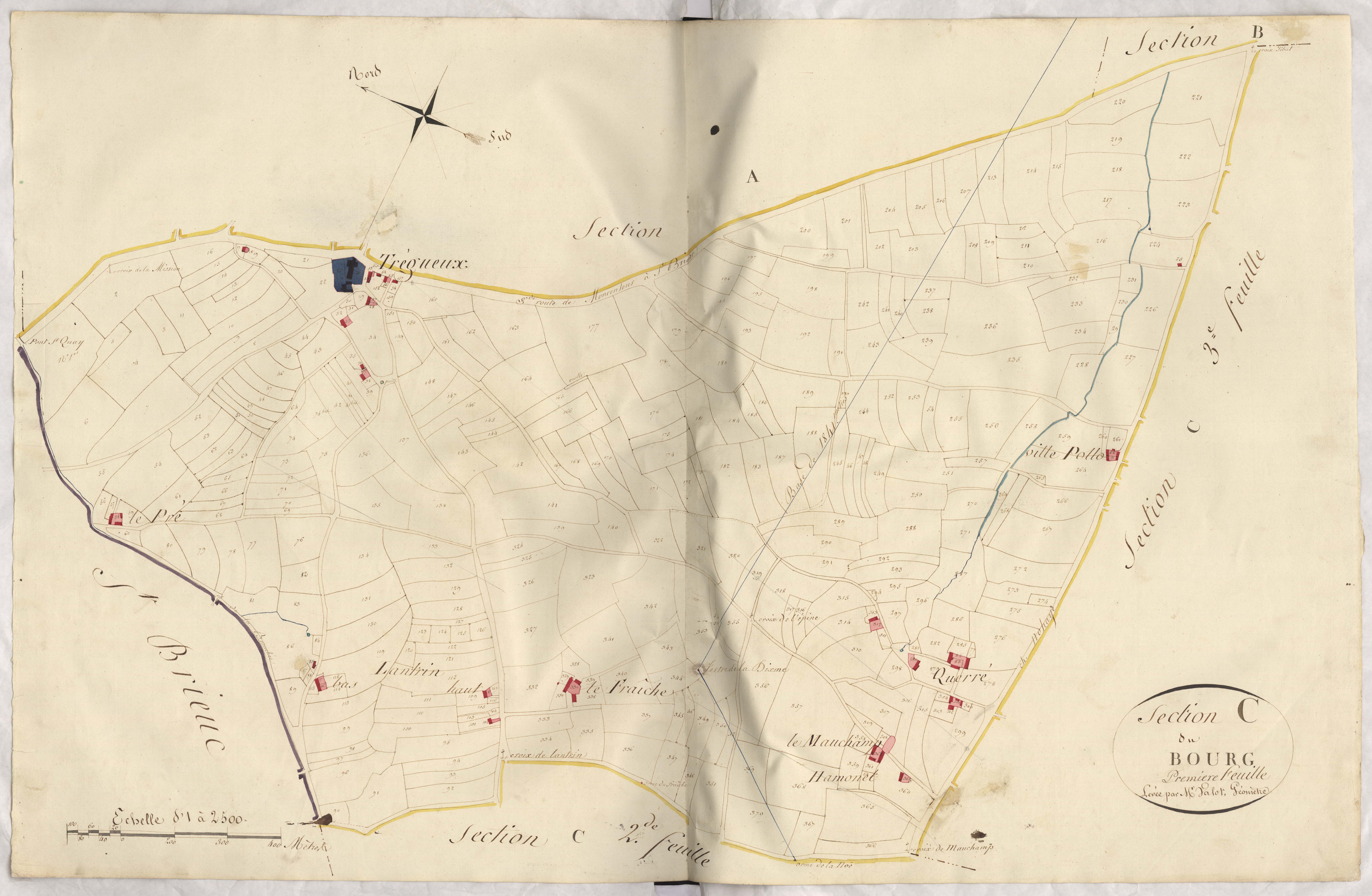 Trégueux - Section C, 1re feuille