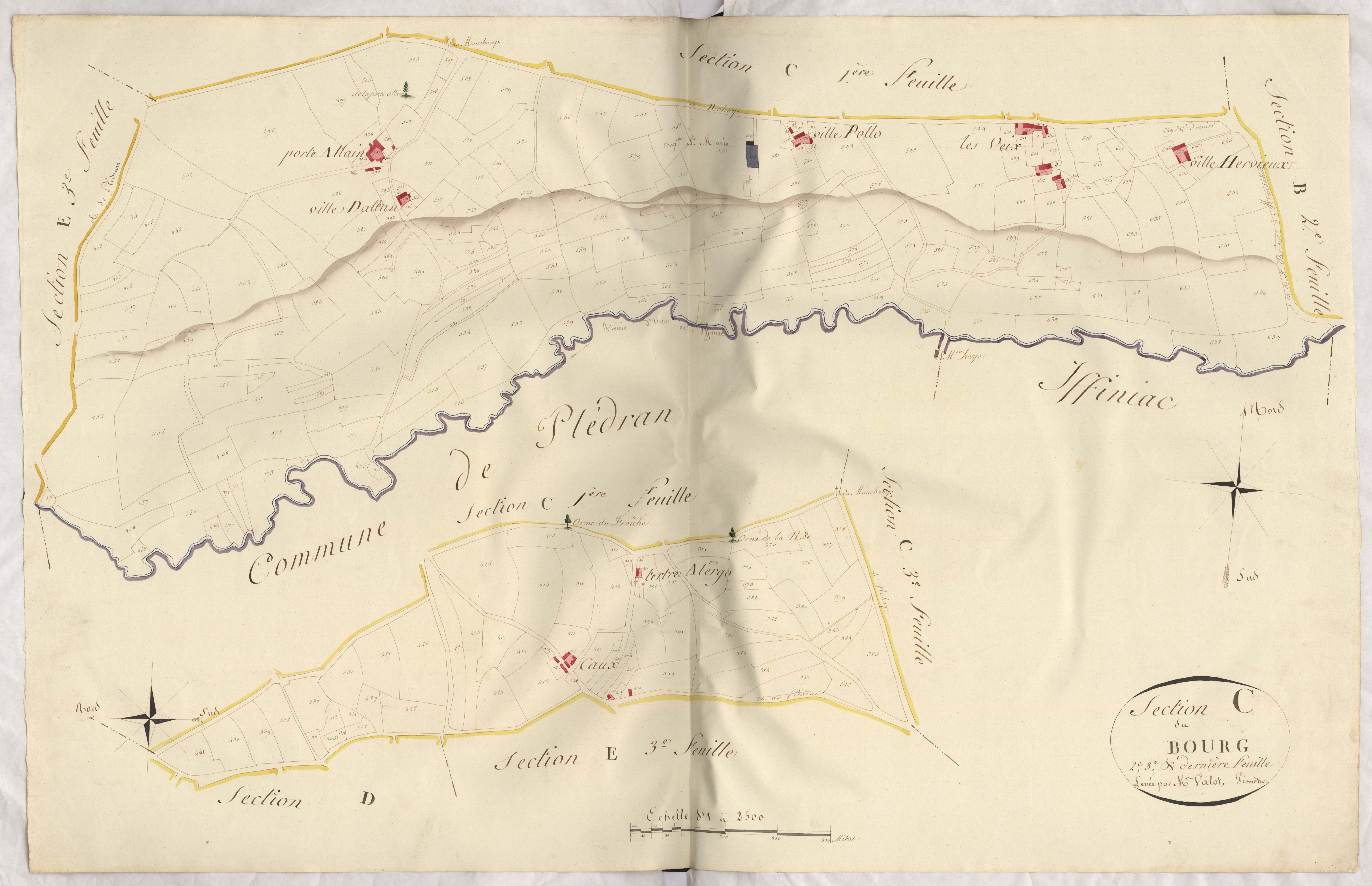 Trégueux - Section C, 2e et 3e feuilles : supplément