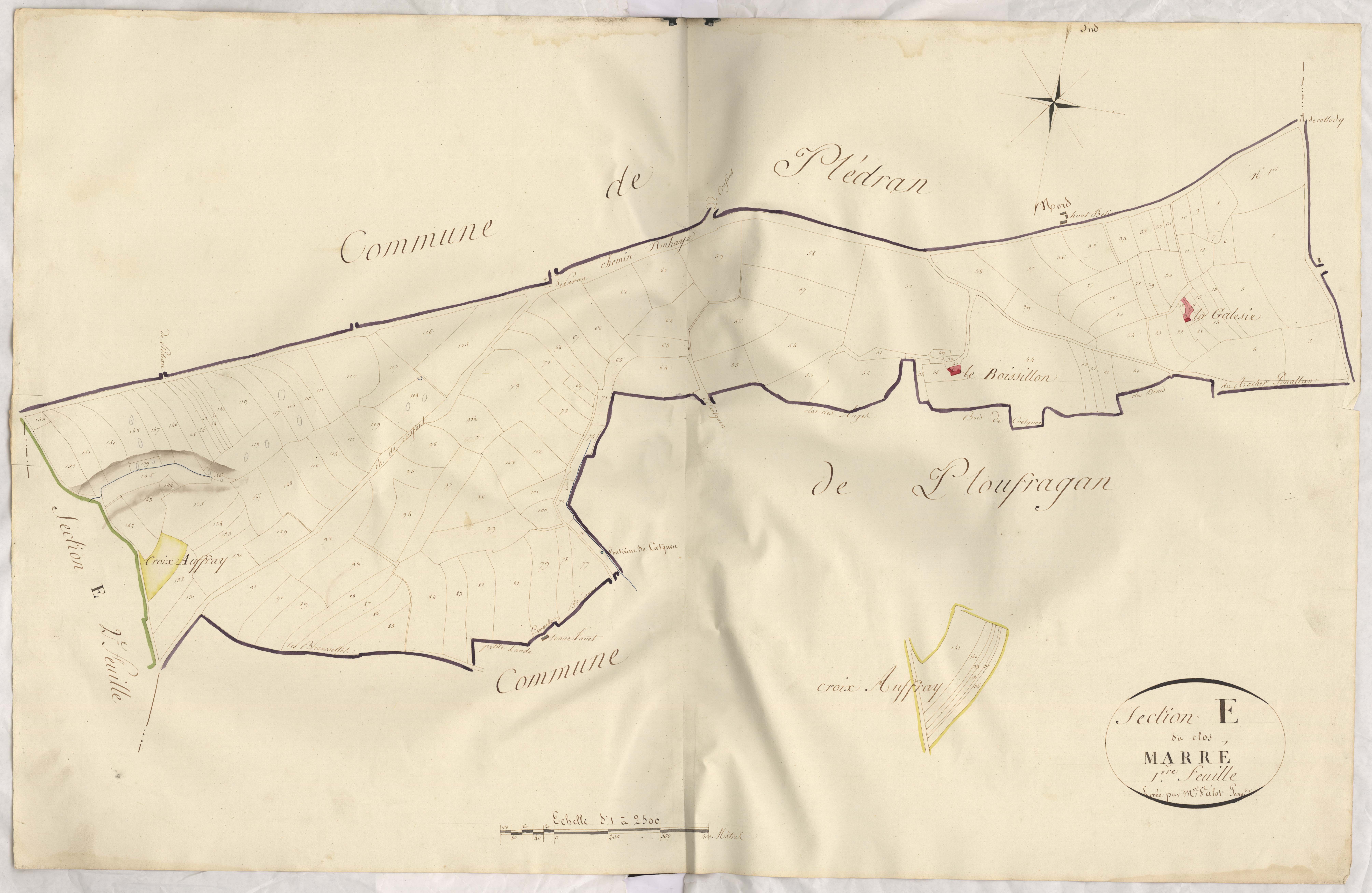 Trégueux - Section E, 1re feuille