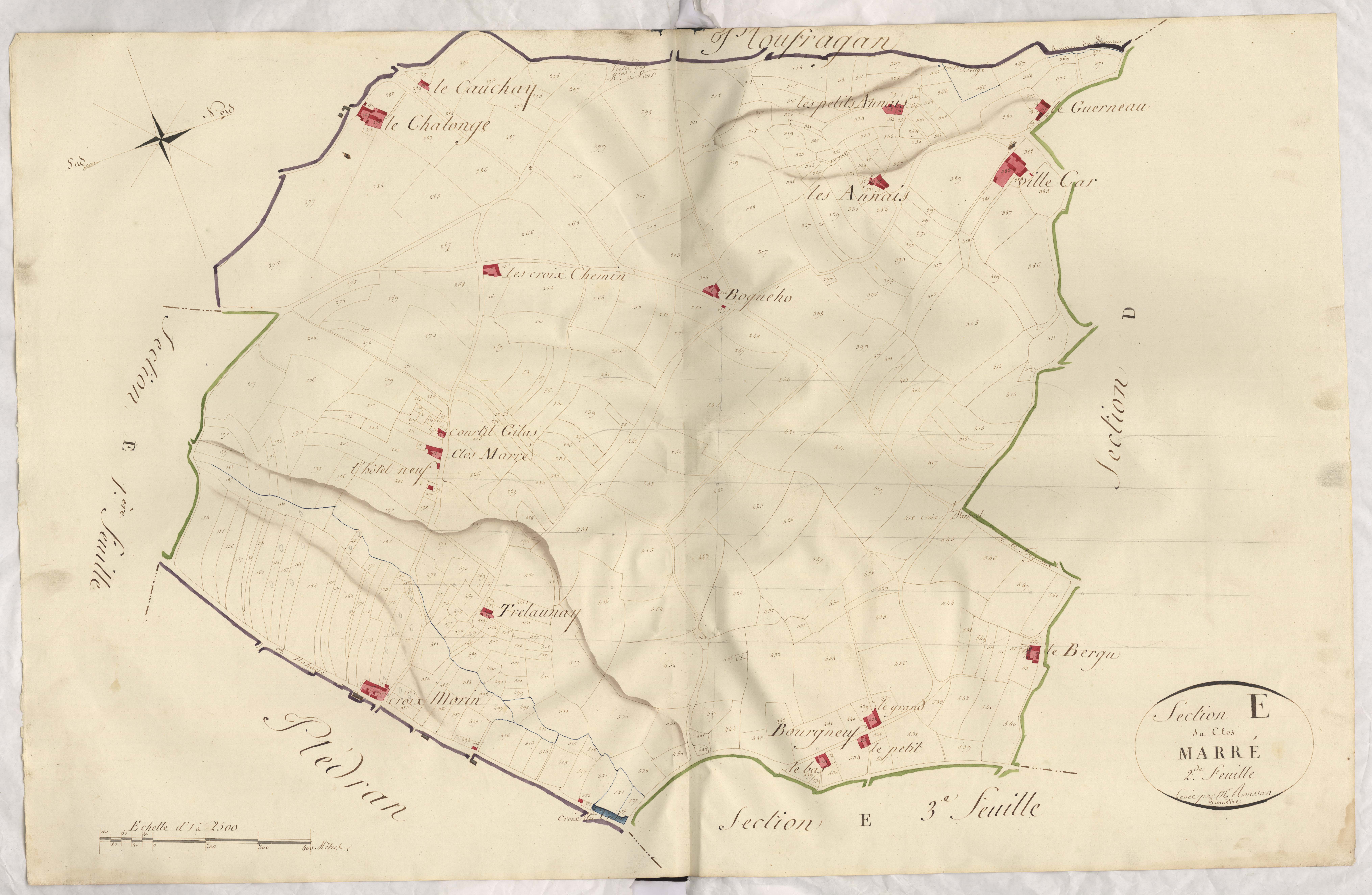 Trégueux - Section E, 2e feuille