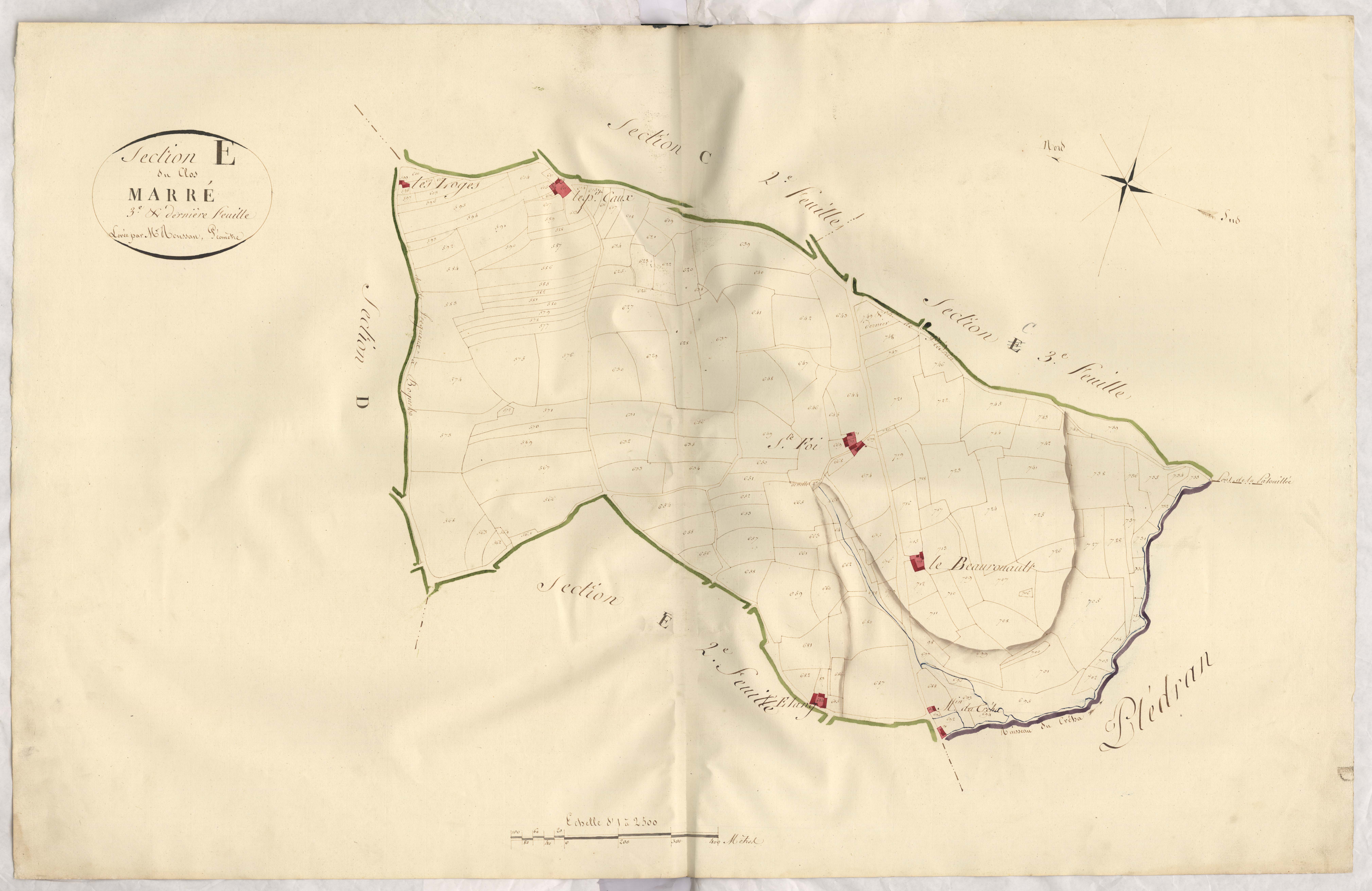 Trégueux - Section E, 3e feuille