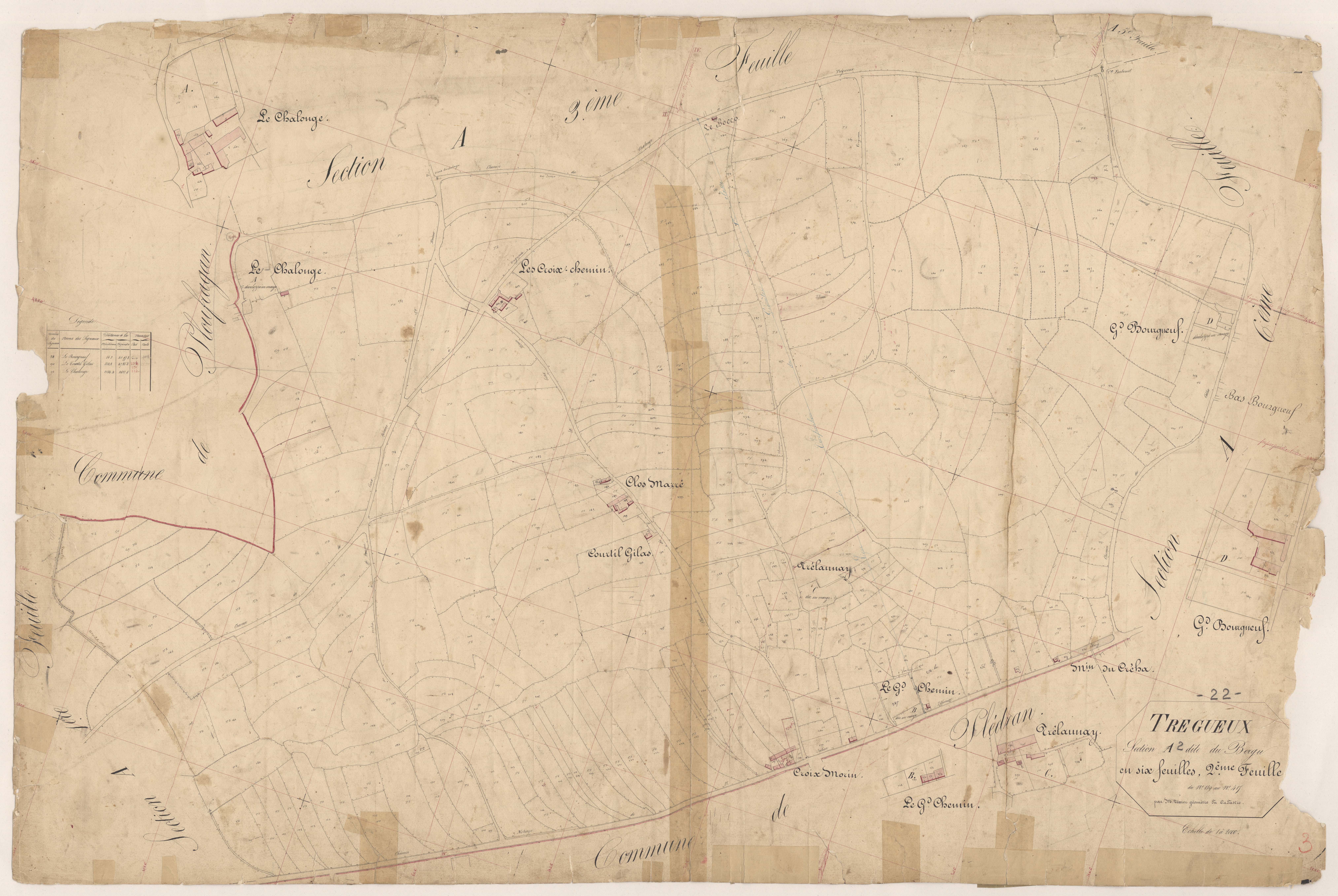 Trégueux - Section A, 2e feuille