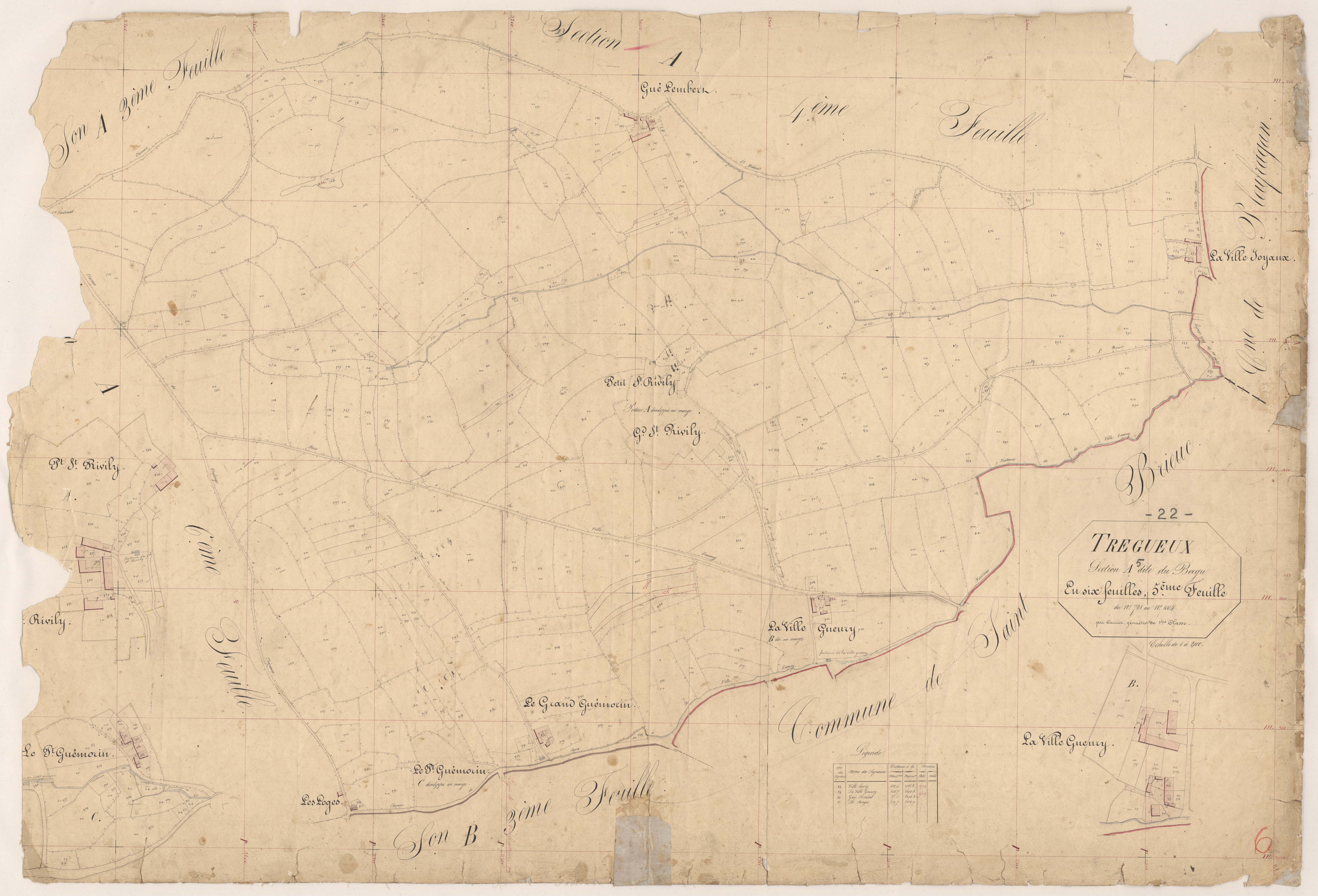 Trégueux - Section A, 5e feuille