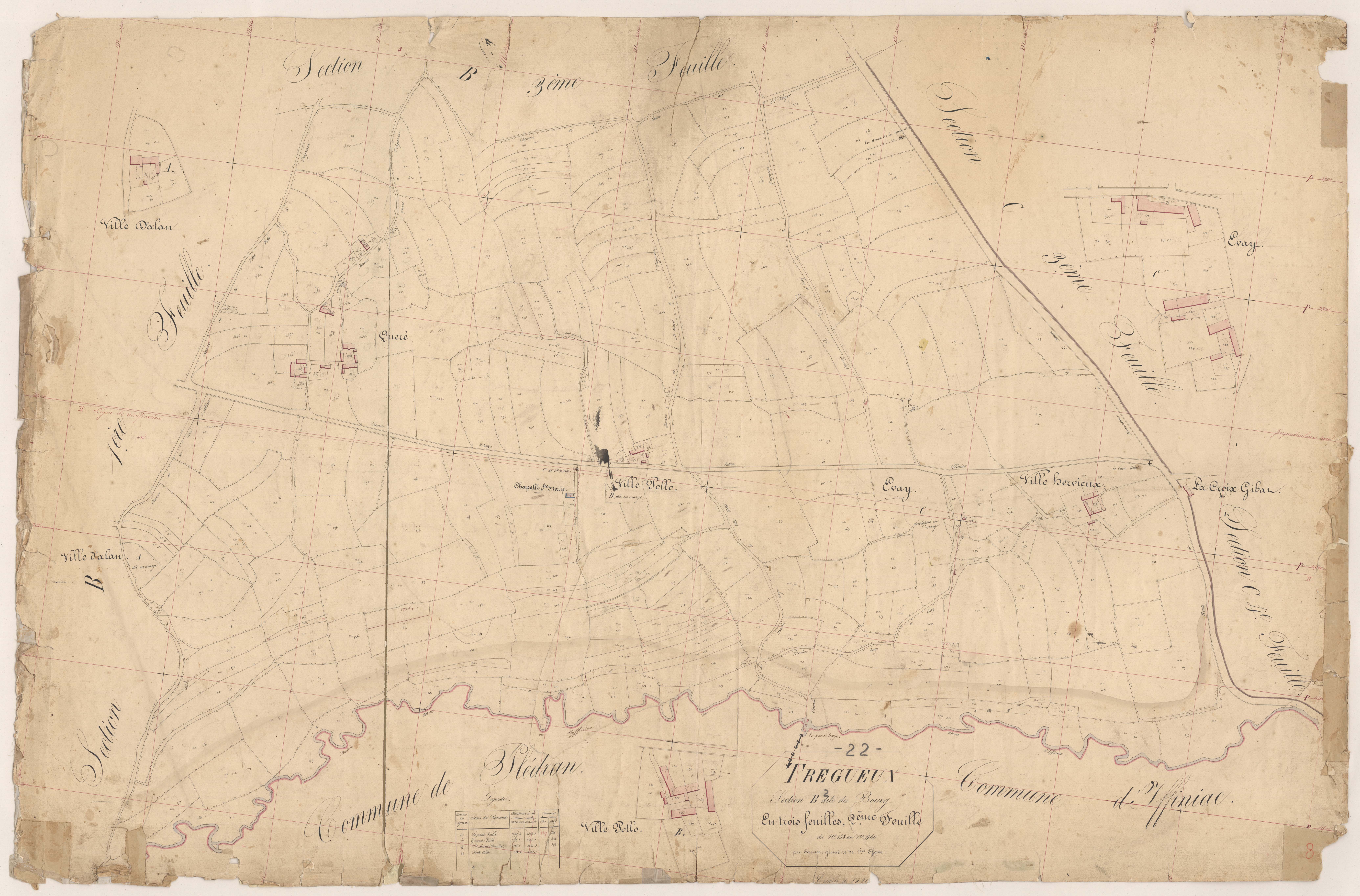 Trégueux - Section B, 2e feuille