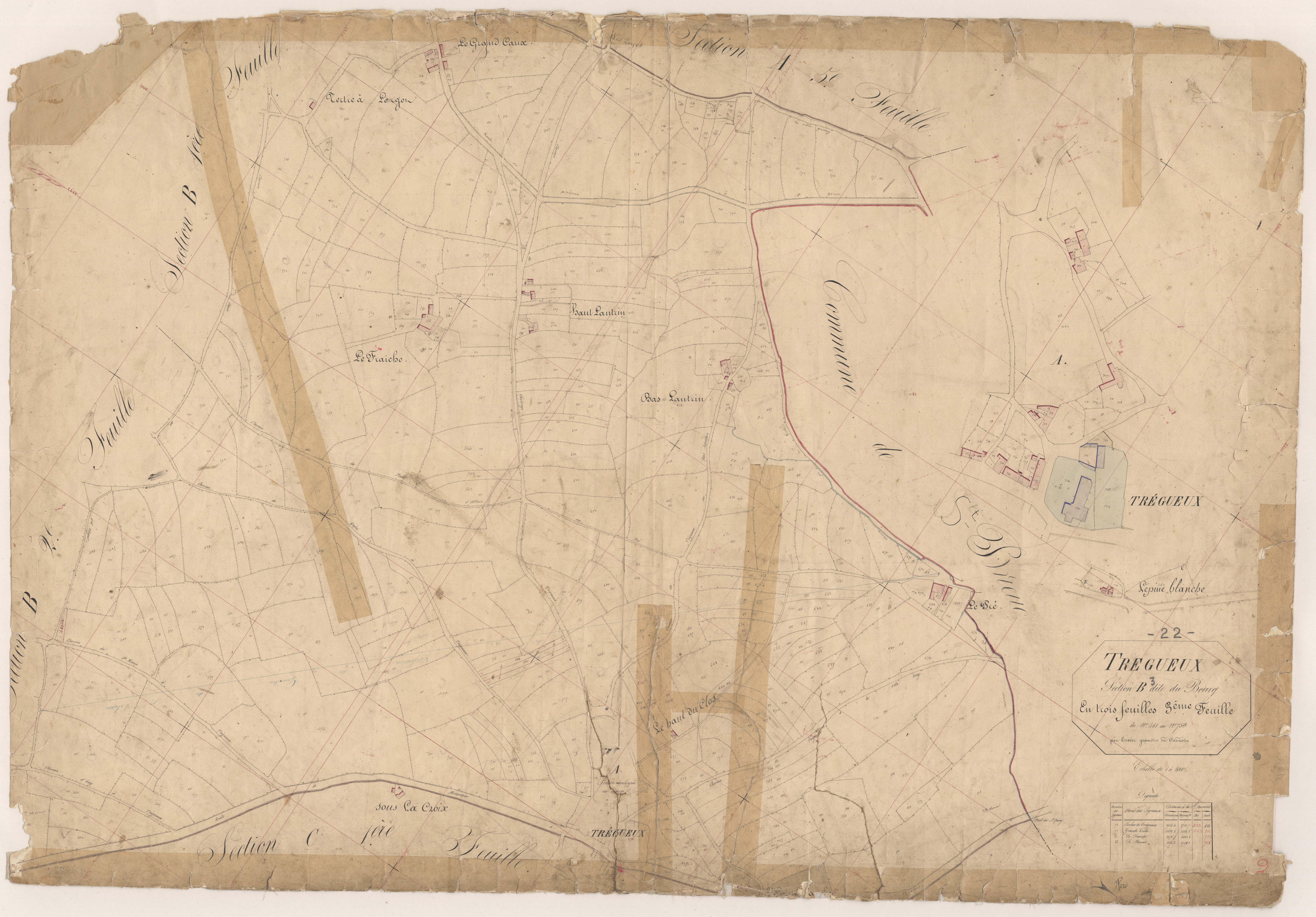 Trégueux - Section B, 3e feuille