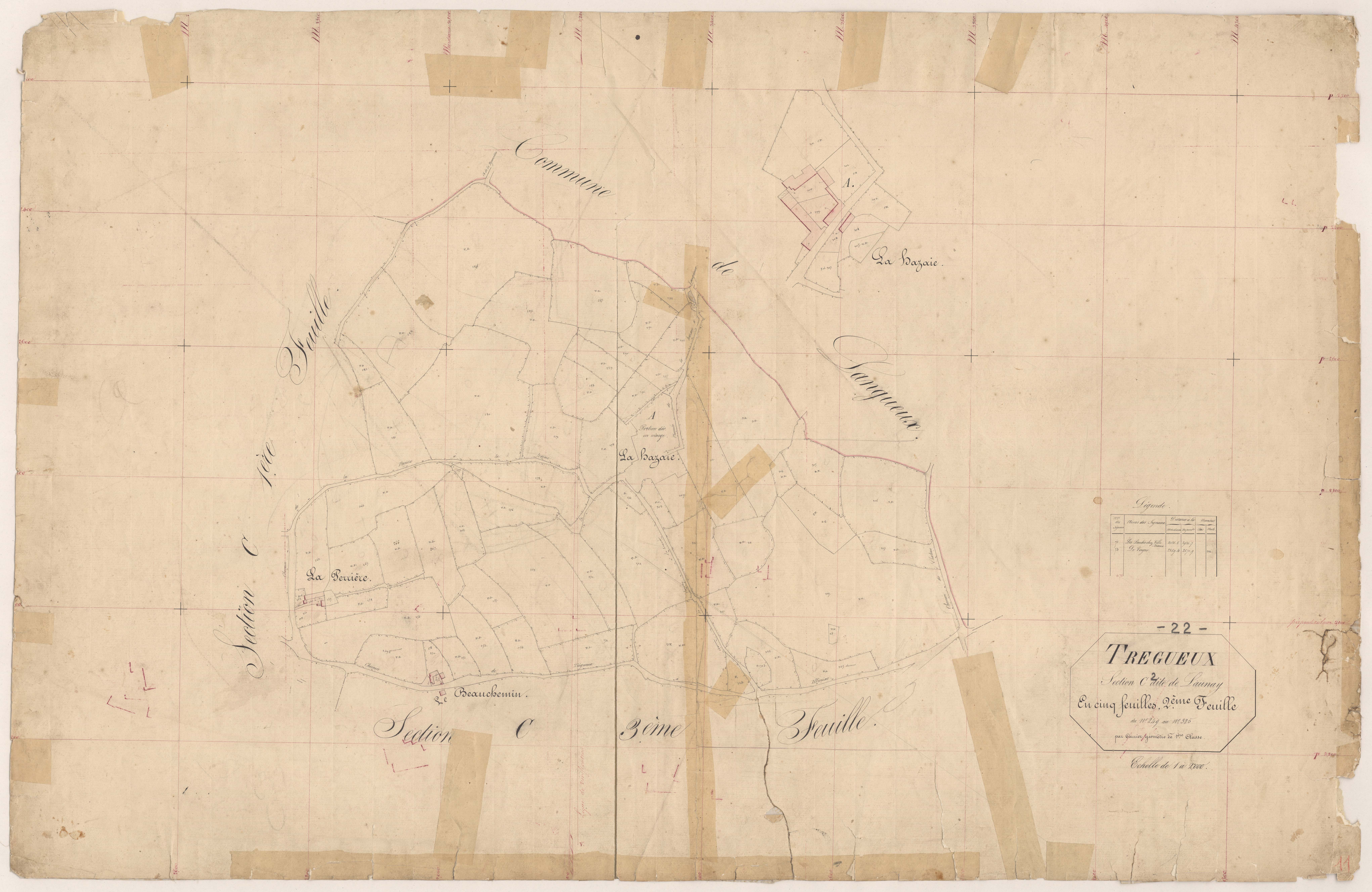 Trégueux - Section C, 2e feuille