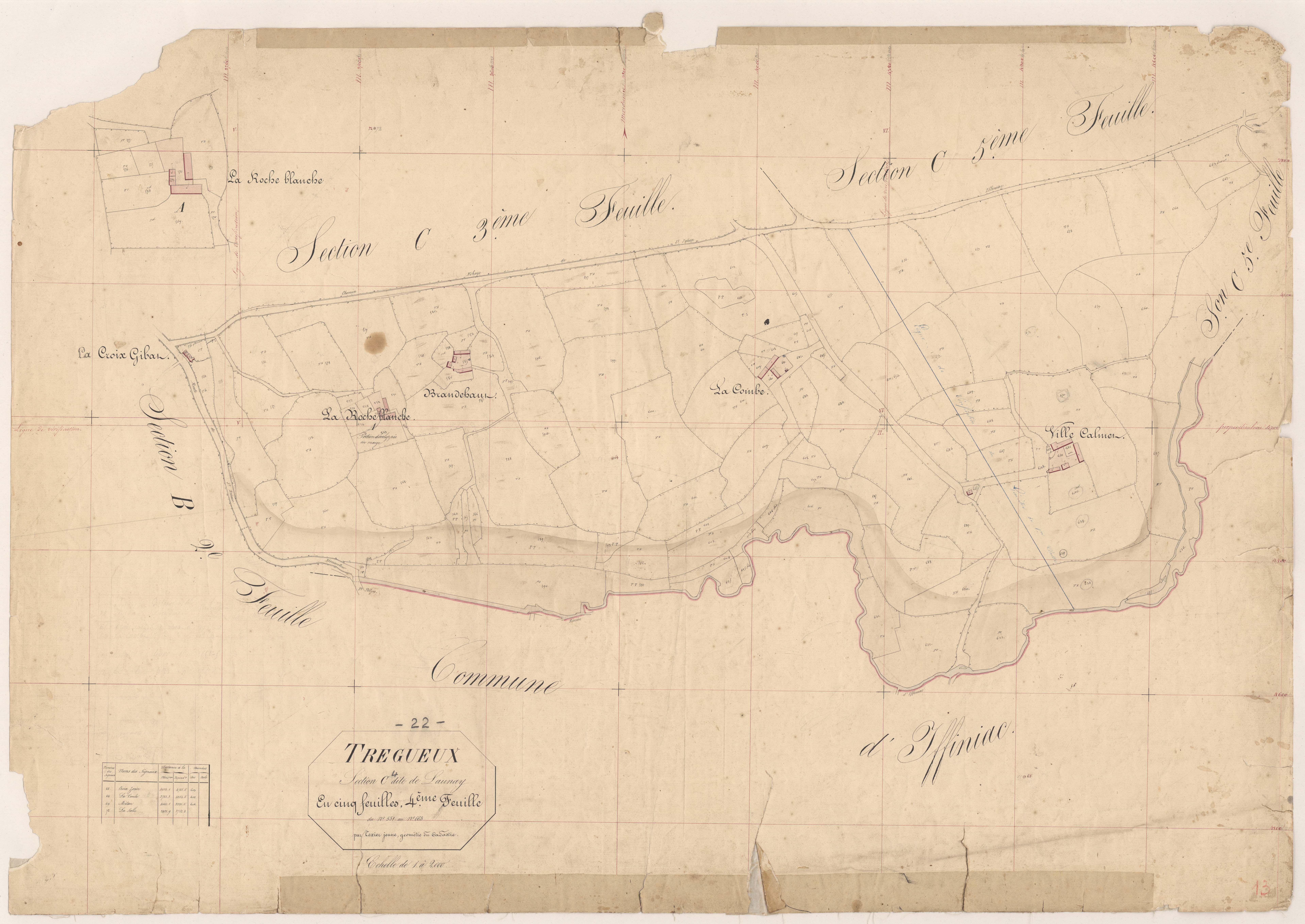 Trégueux - Section C, 4e feuille